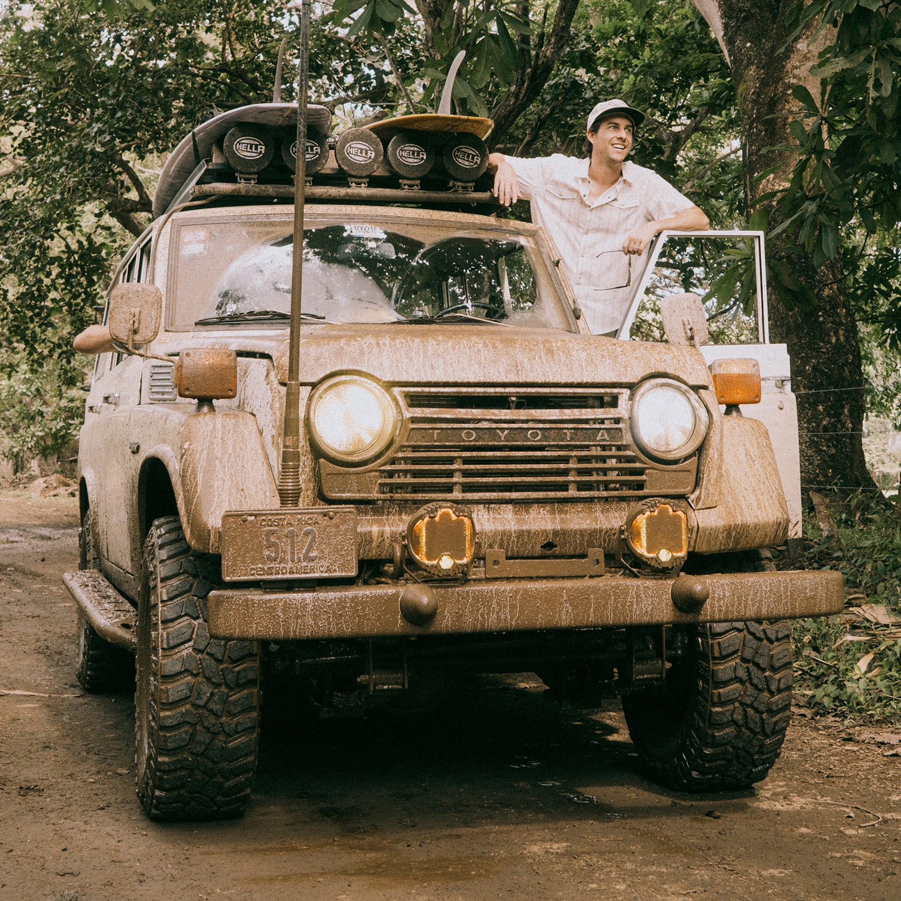 Land Cruiser H Bar B Snapshirt - Tracks : Off White - Image 7