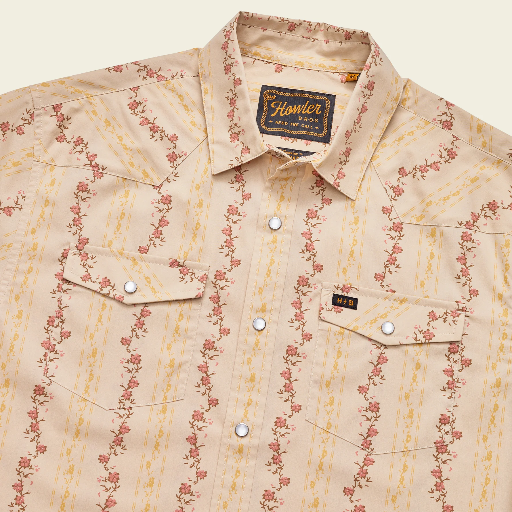 H Bar B Snapshirt - Hibiscus RIbbons - Image 4