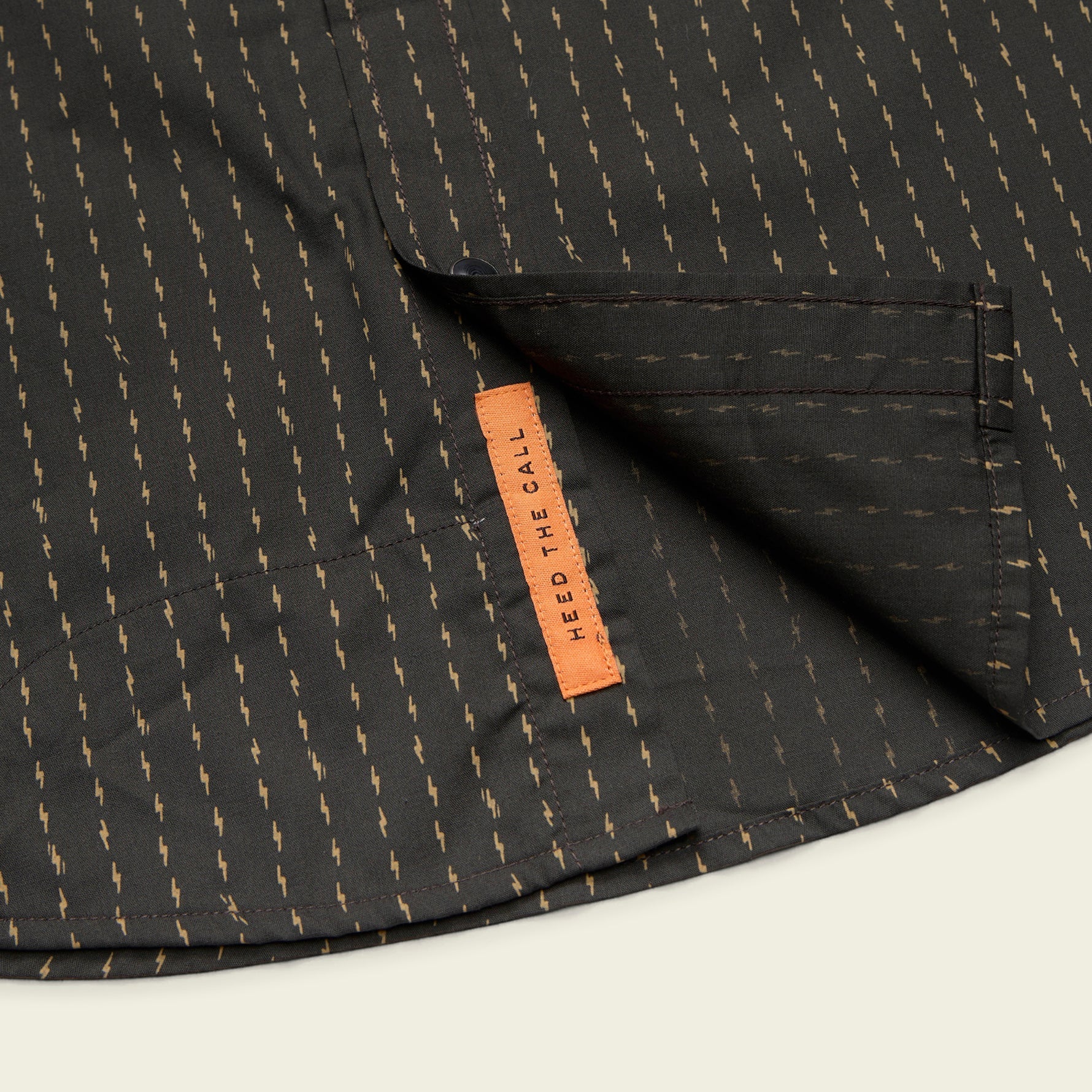 H Bar B Snapshirt - Power Lines : Antique Black - Image 6