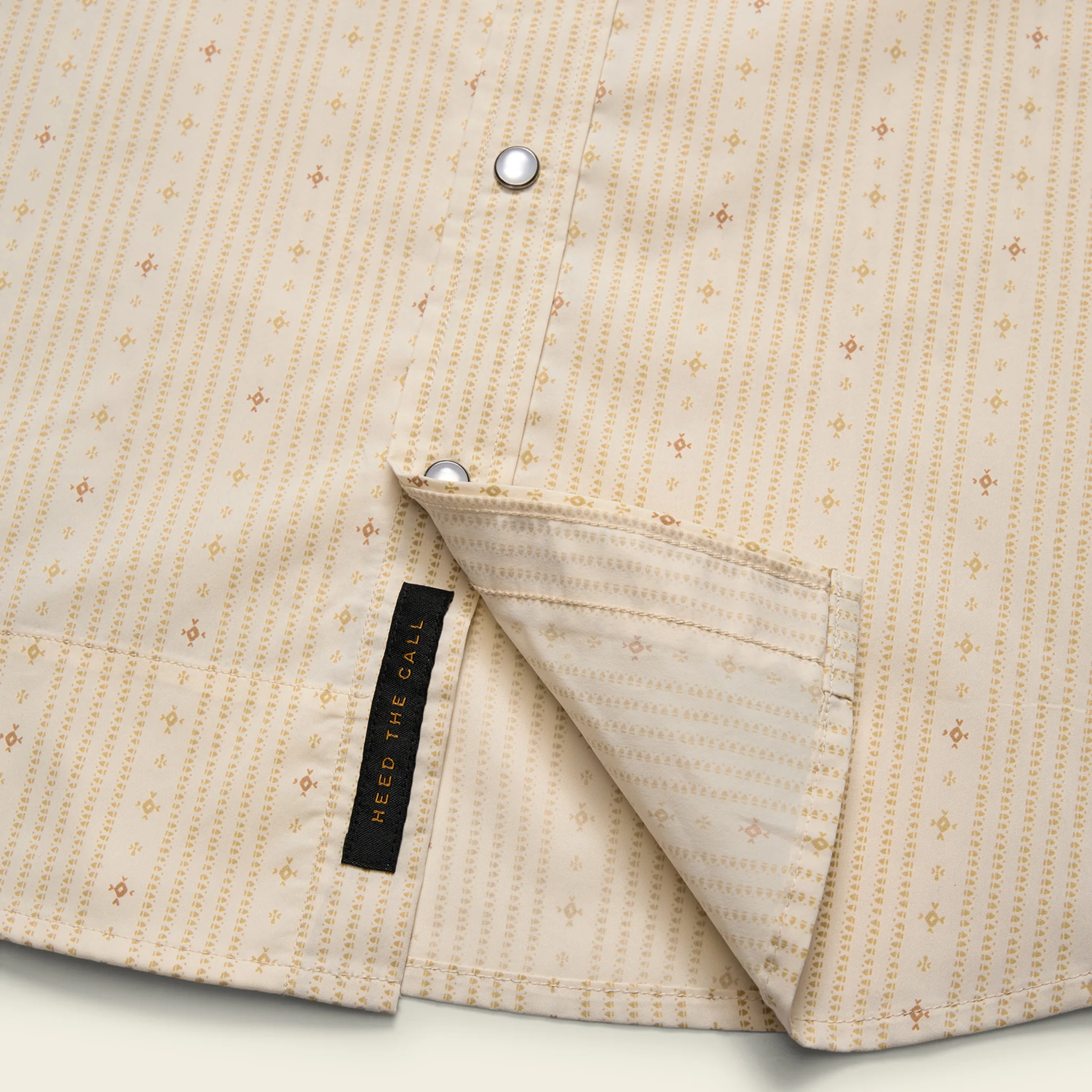 H Bar B Tech Longsleeve - Supernova Stripe : Leche - Image 7
