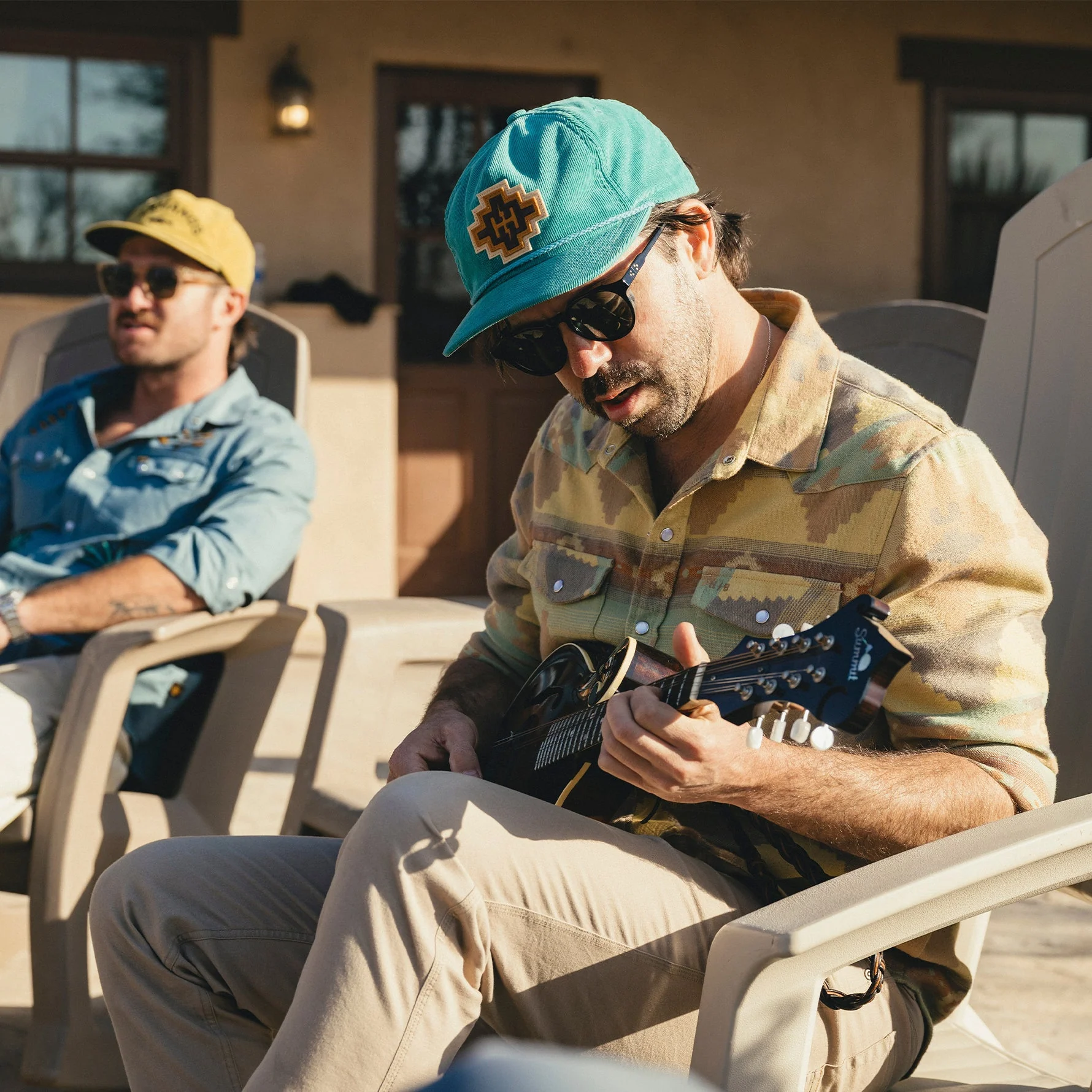 H Bolt Motif Snapback - Teal Corduroy - Image 2