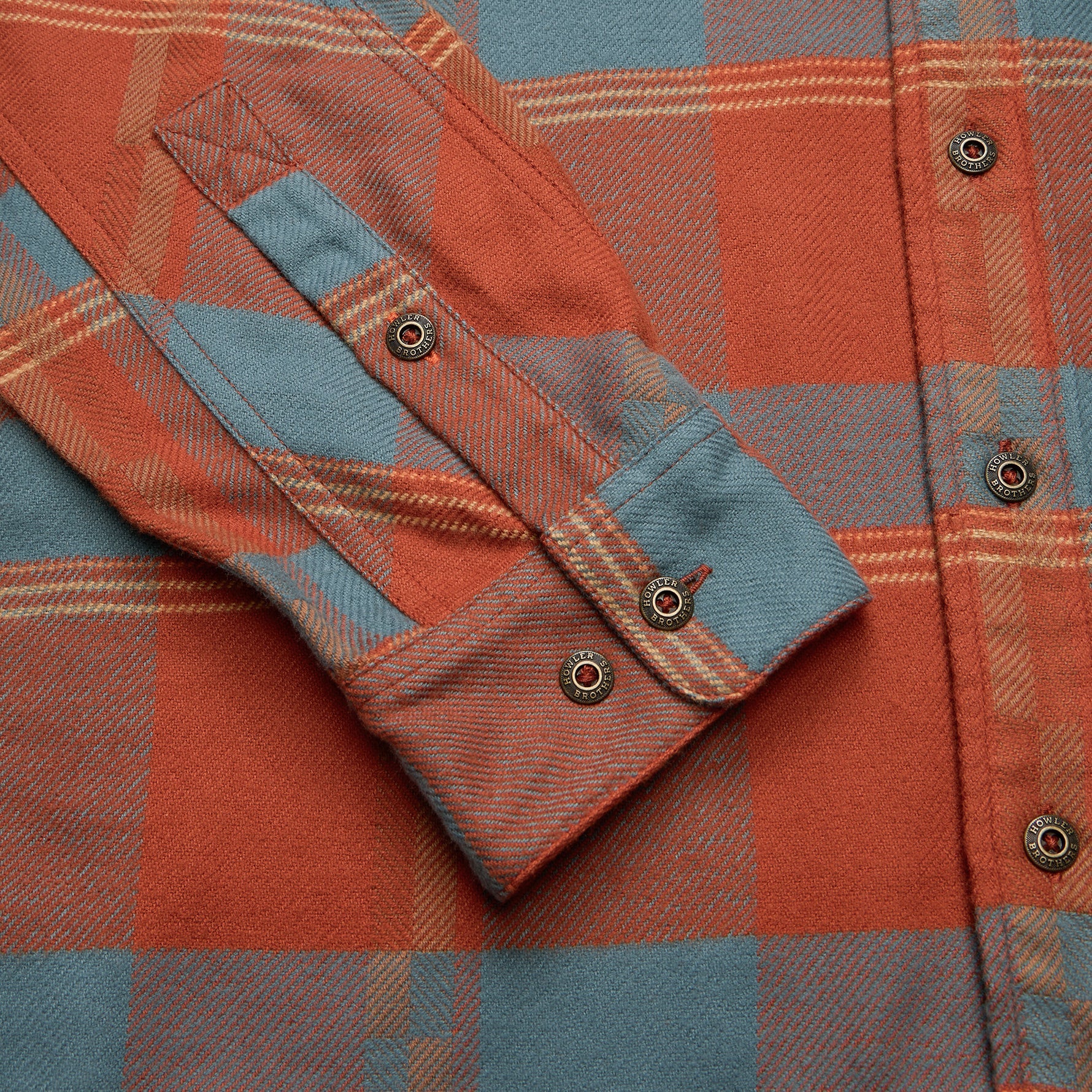 Harker's Flannel - Backdrop Plaid : Terracotta - Image 6