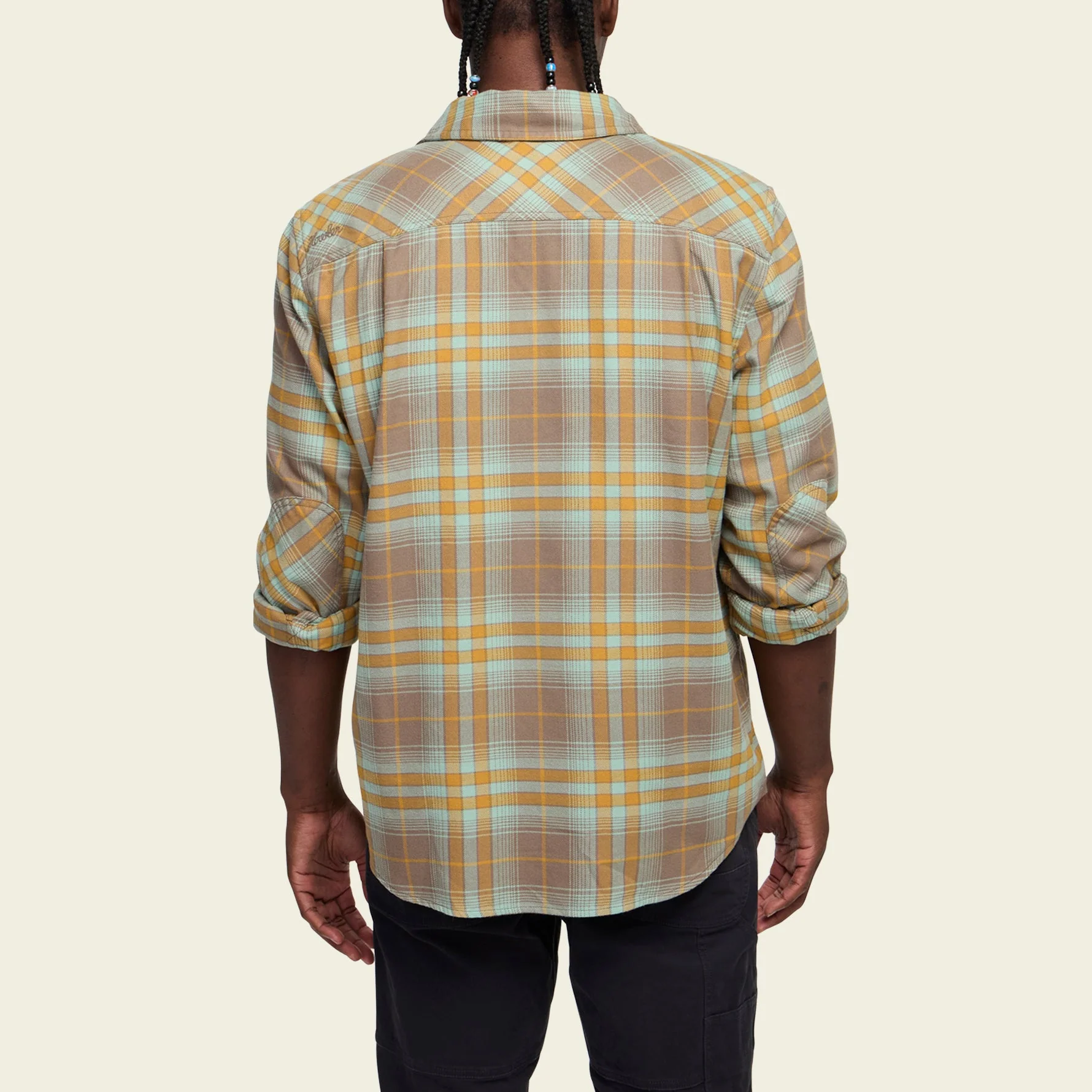 Harker's Flannel - Kempton Plaid : Taupe - Image 5