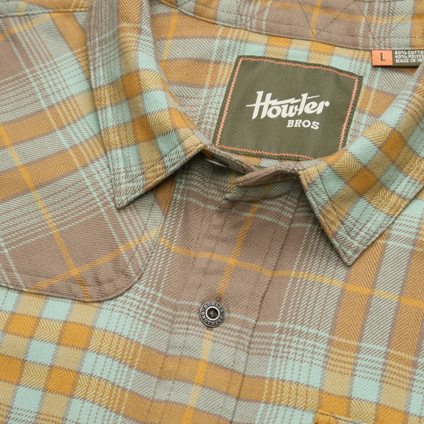Harker's Flannel - Kempton Plaid : Taupe - Image 6