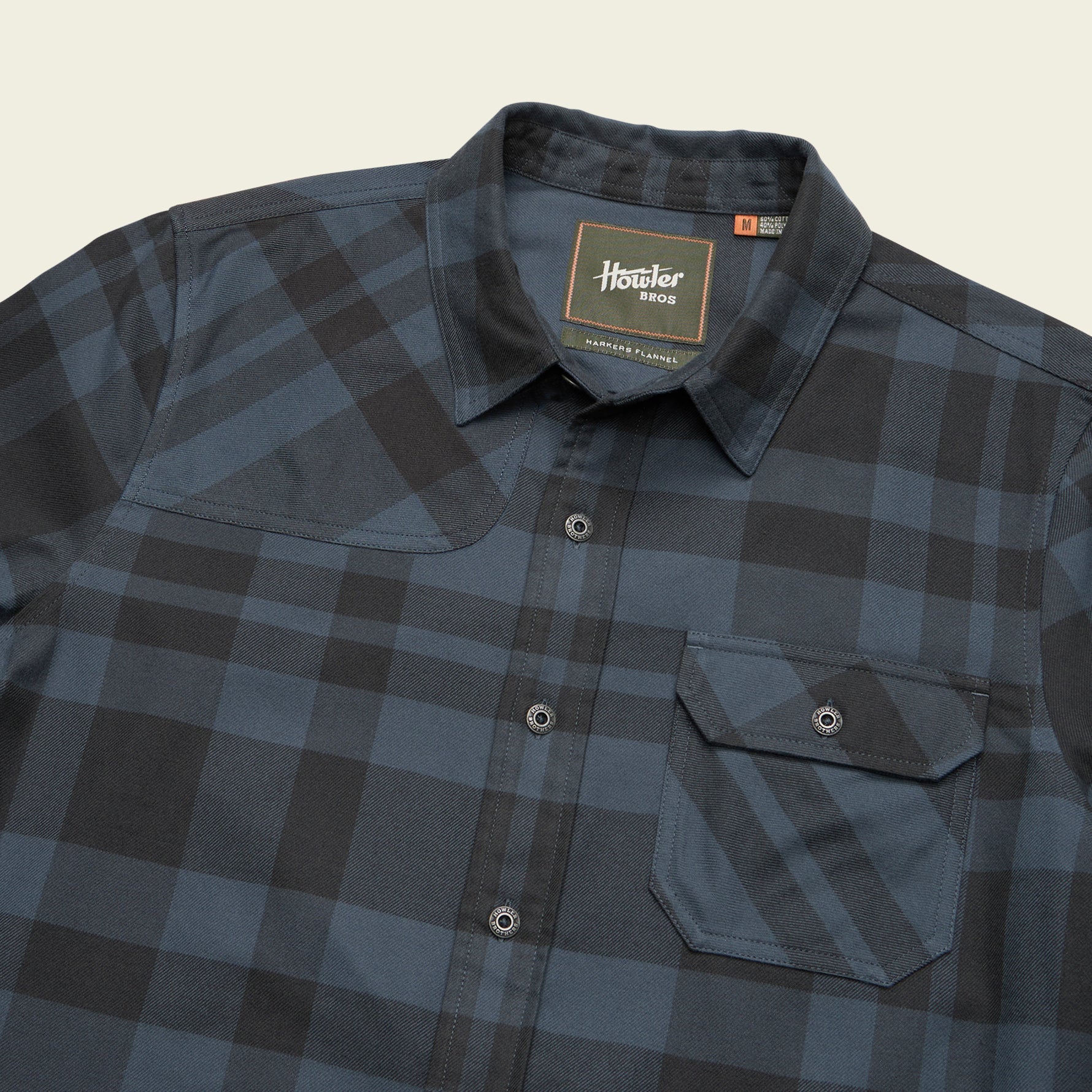 Harker's Flannel - Mega Plaid : Petrol - Image 3