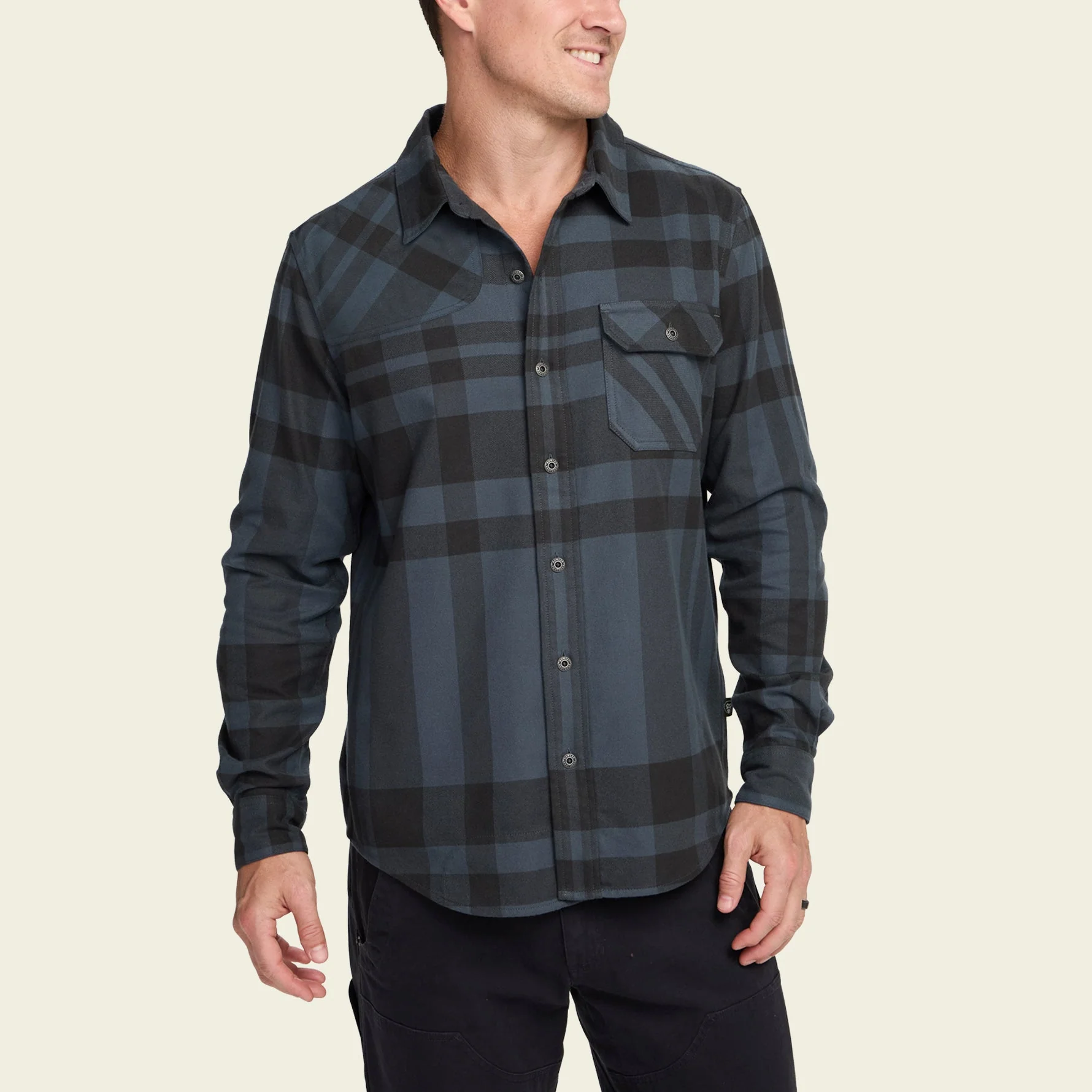 Harker's Flannel - Mega Plaid : Petrol - Image 4