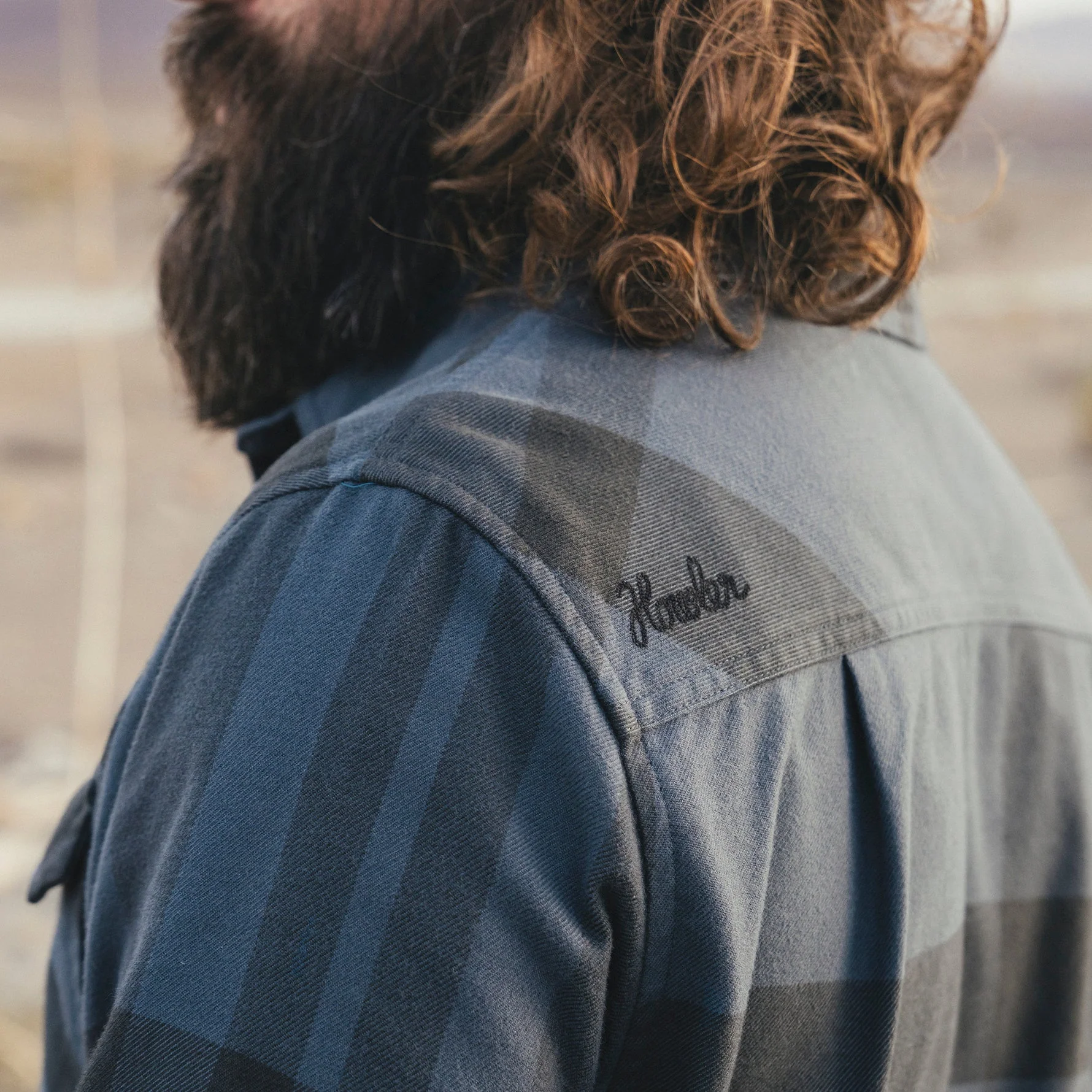 Harker's Flannel - Mega Plaid : Petrol - Image 8