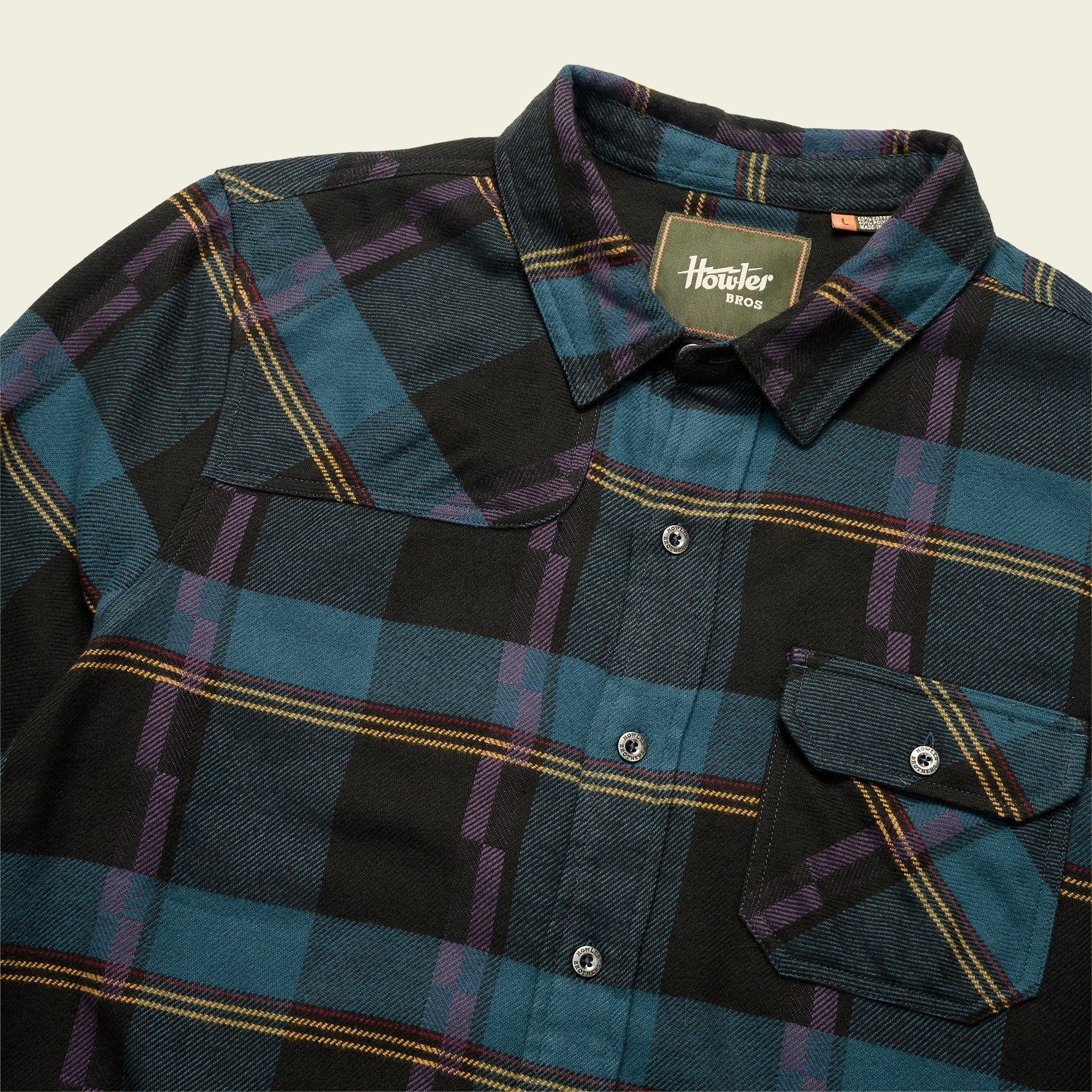 Harker's Flannel - Backdrop Plaid : Phantom Blue - Image 7