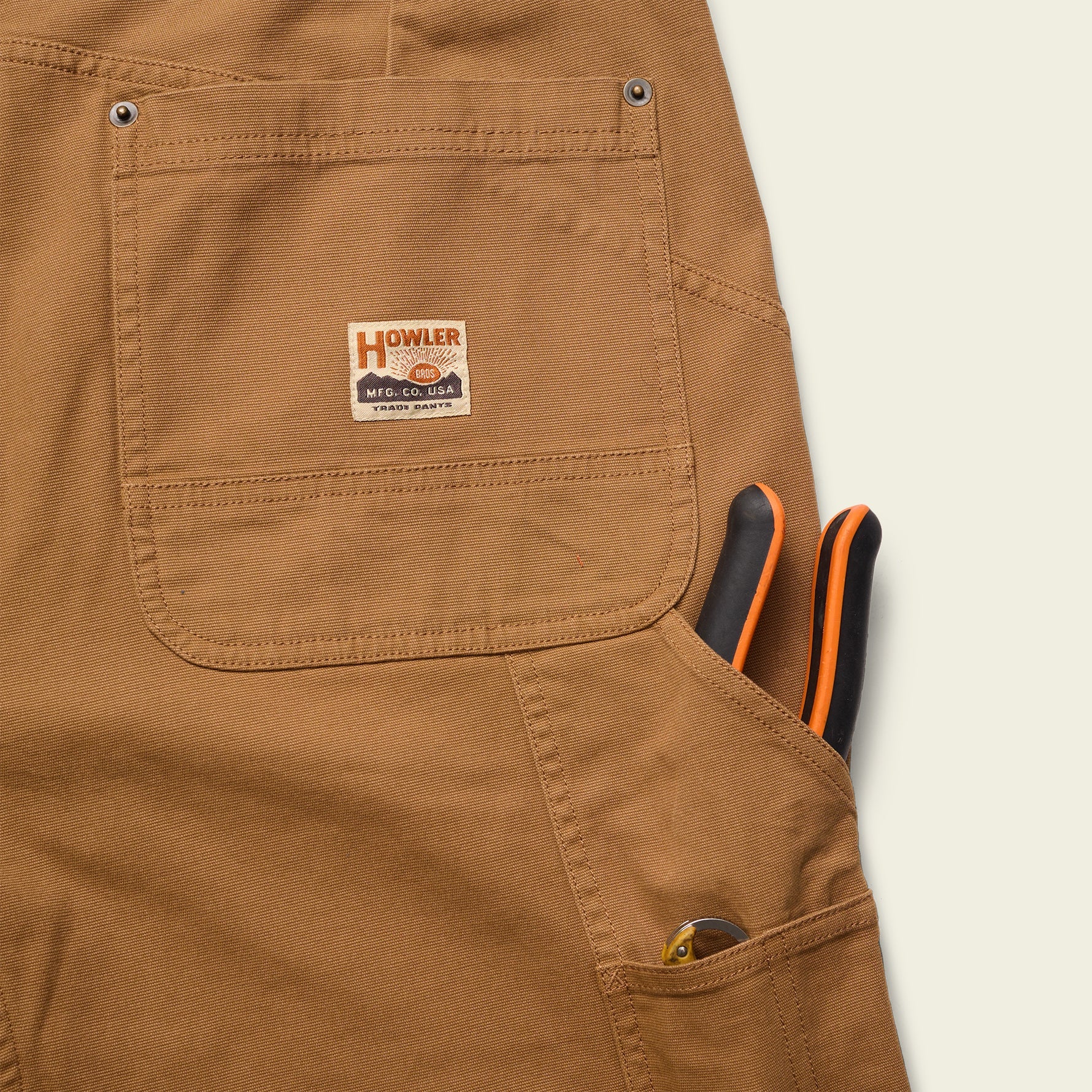 HB Trade Pants - Duck Brown - Image 3
