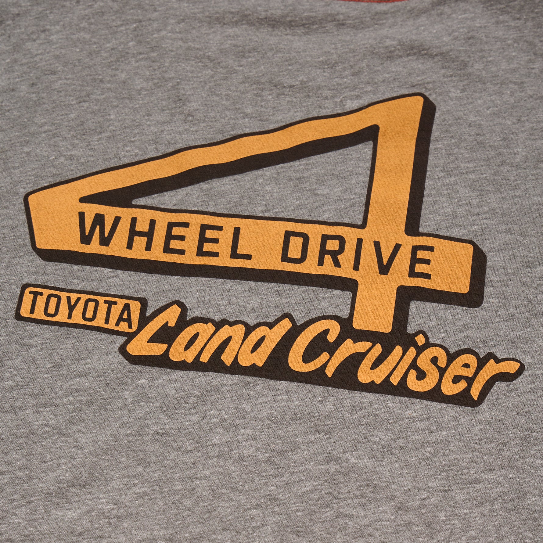 Land Cruiser T-Shirt - 4WD : Varsity Grey - Image 3