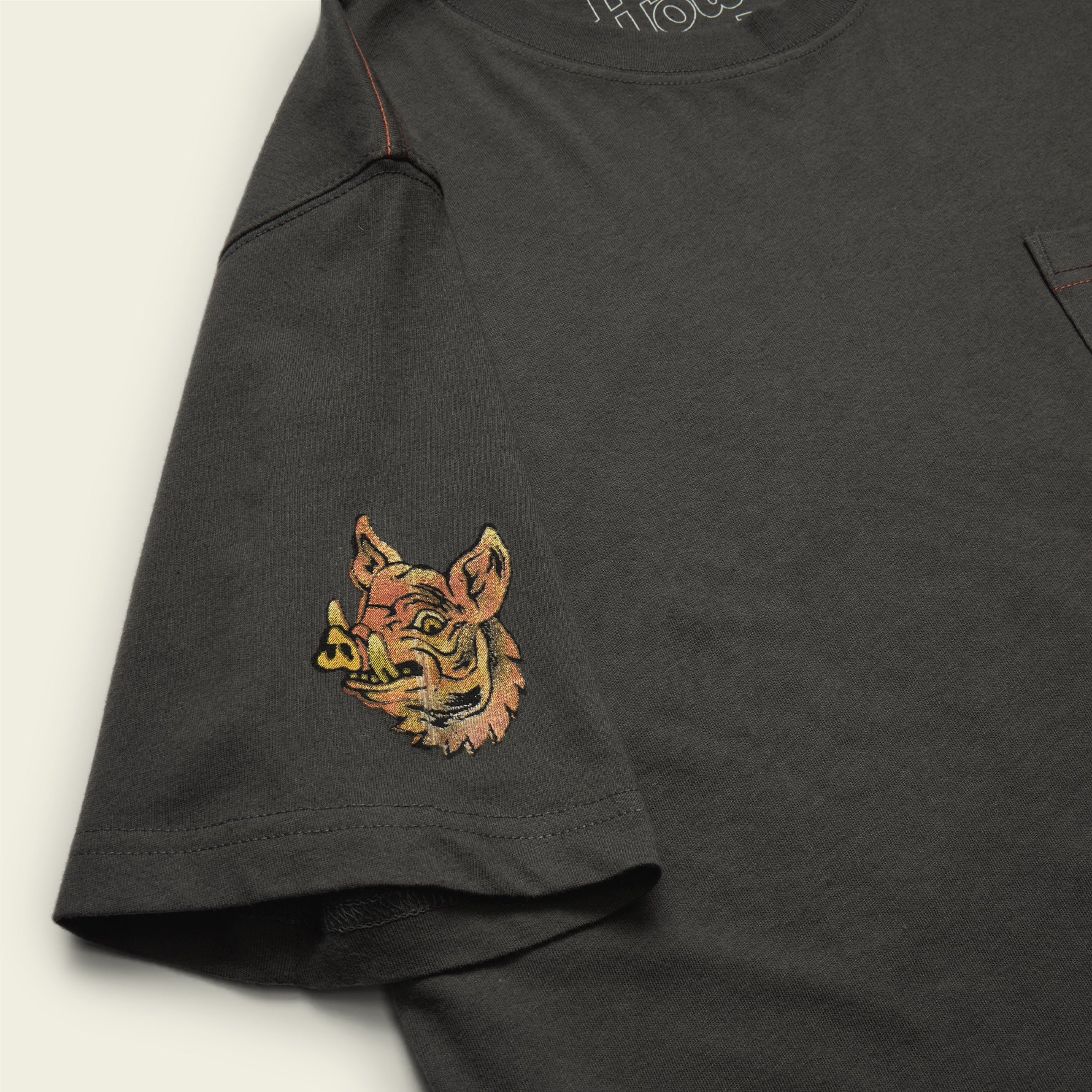 HFTTMM Cotton Pocket T-Shirt - Antique Black - Image 5