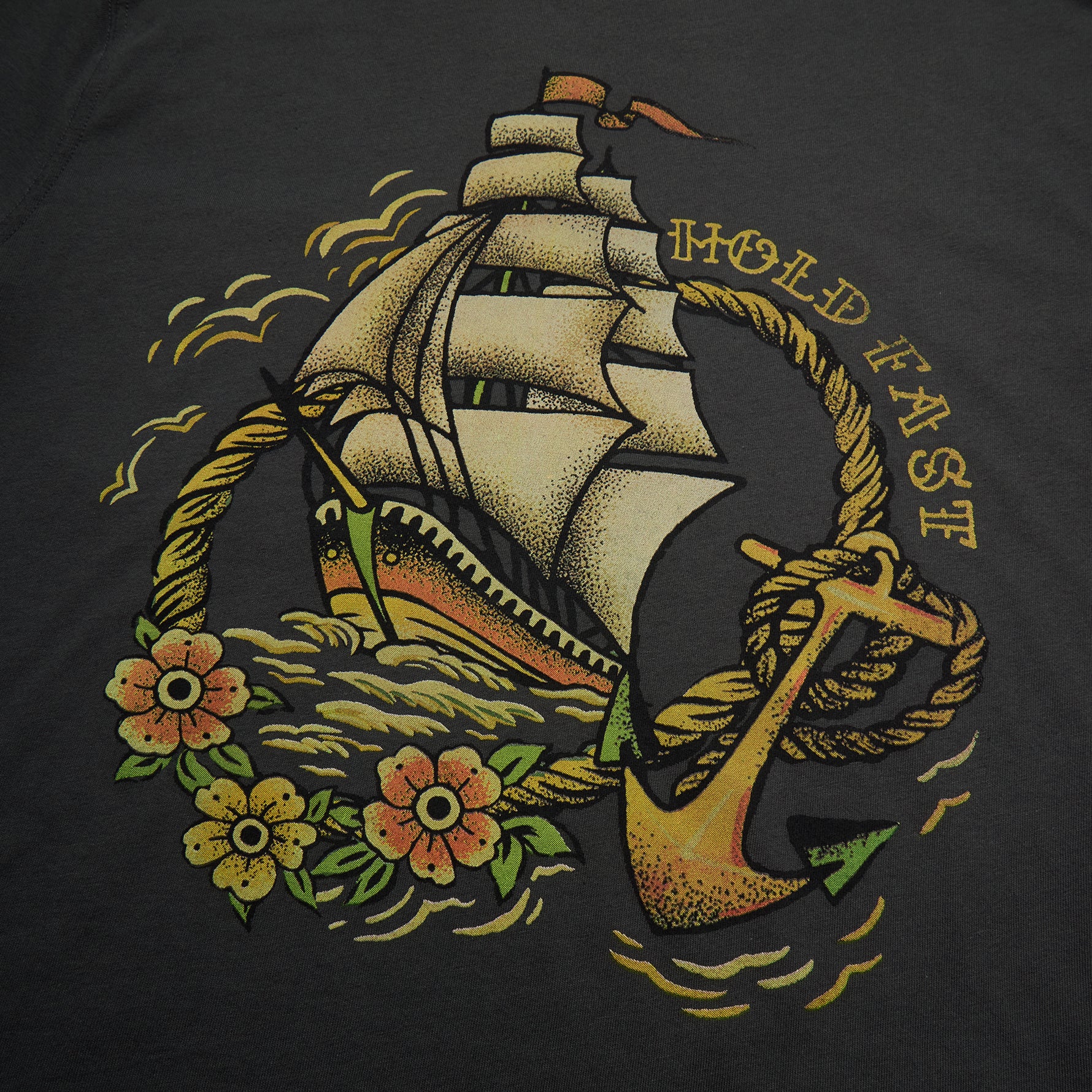 HFTTMM Cotton Pocket T-Shirt - Antique Black - Image 7