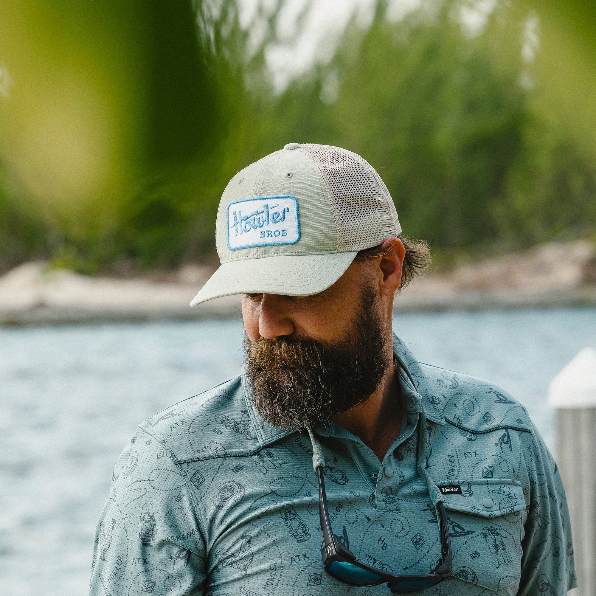 Howler Electric Standard Hat - Seafoam / White - Image 4