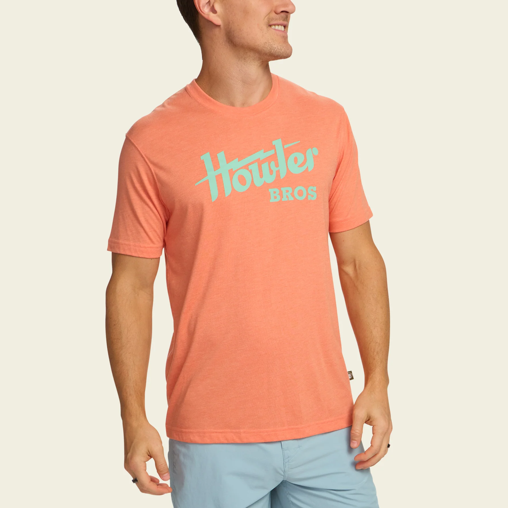 Howler Electric T-Shirt - Coral Heather - Image 3