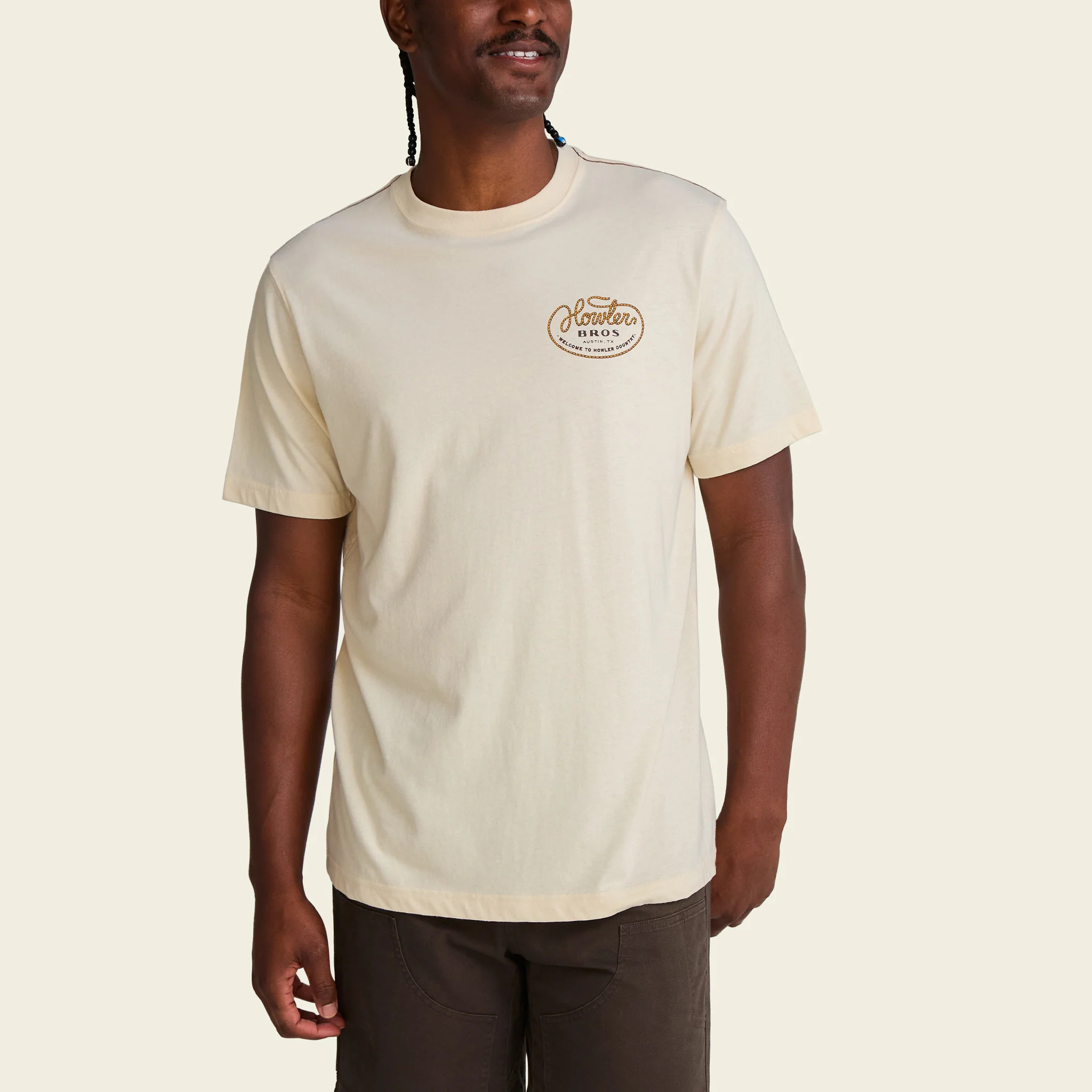 Howler Lasso T-Shirt - Natural - Image 4