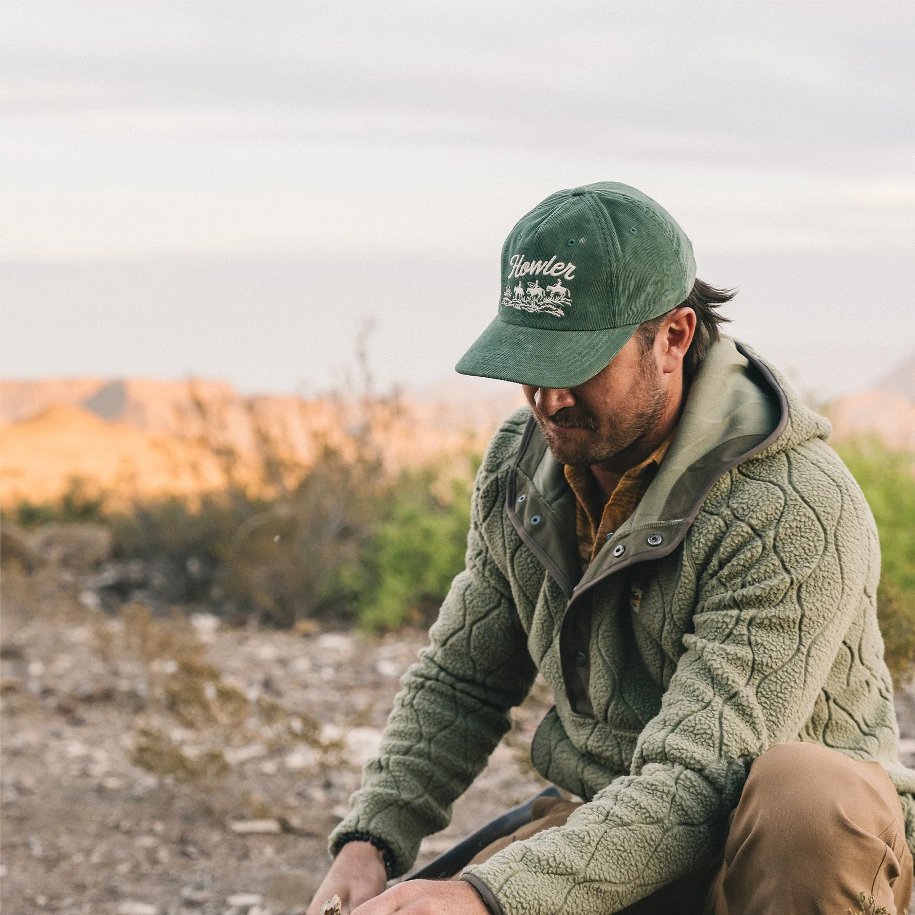 Howler Posse Standard Hat - Forest Corduroy - Image 4
