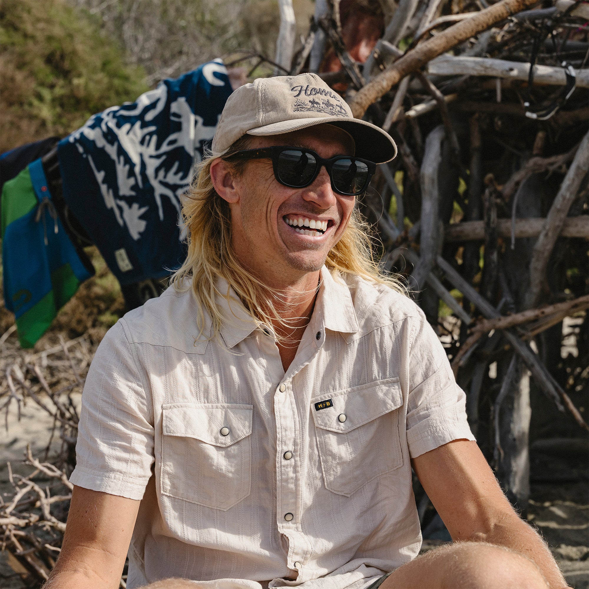 Howler Posse Standard Hat - Khaki Corduroy - Image 4