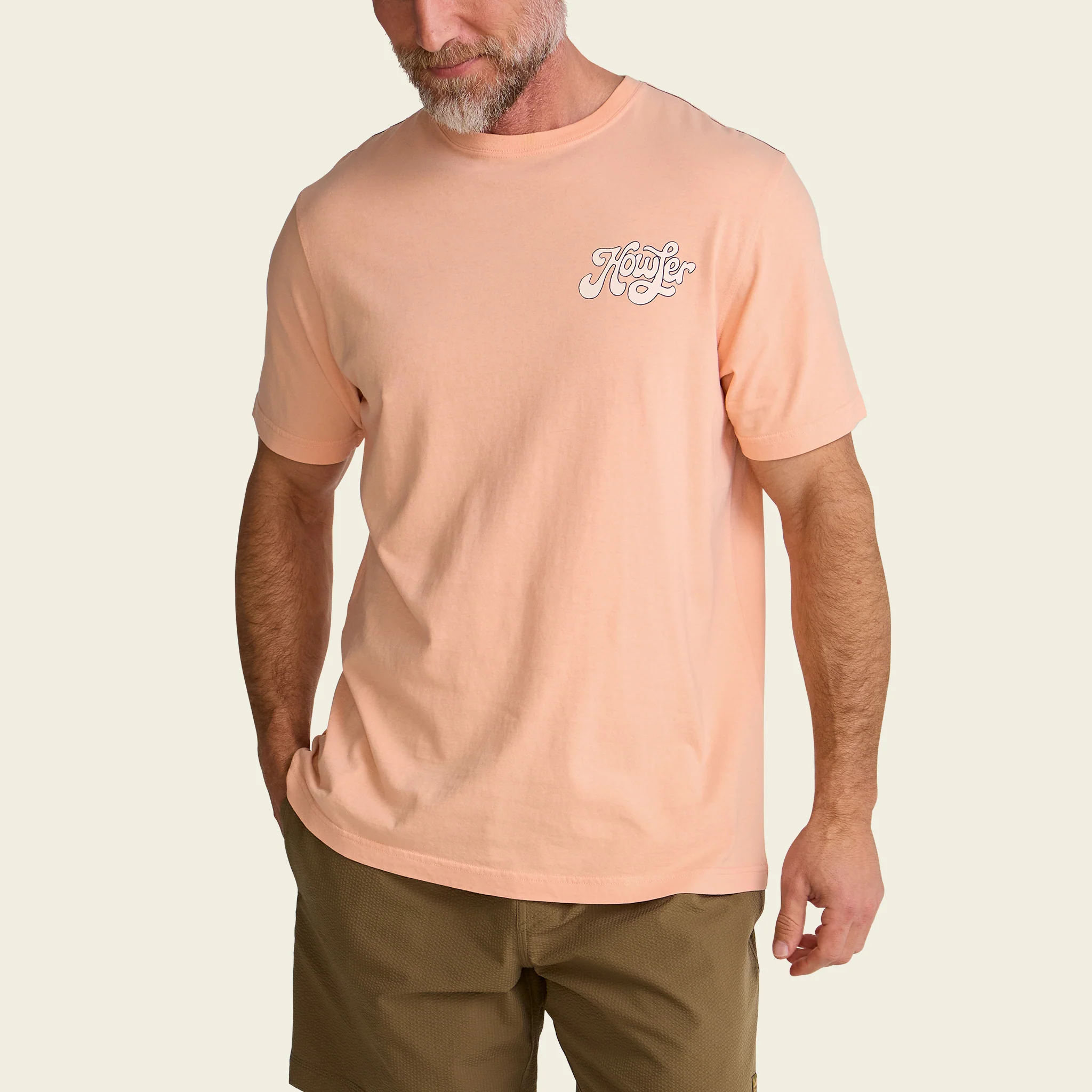 Irie Paradise Cotton T-Shirt - Coral - Image 4