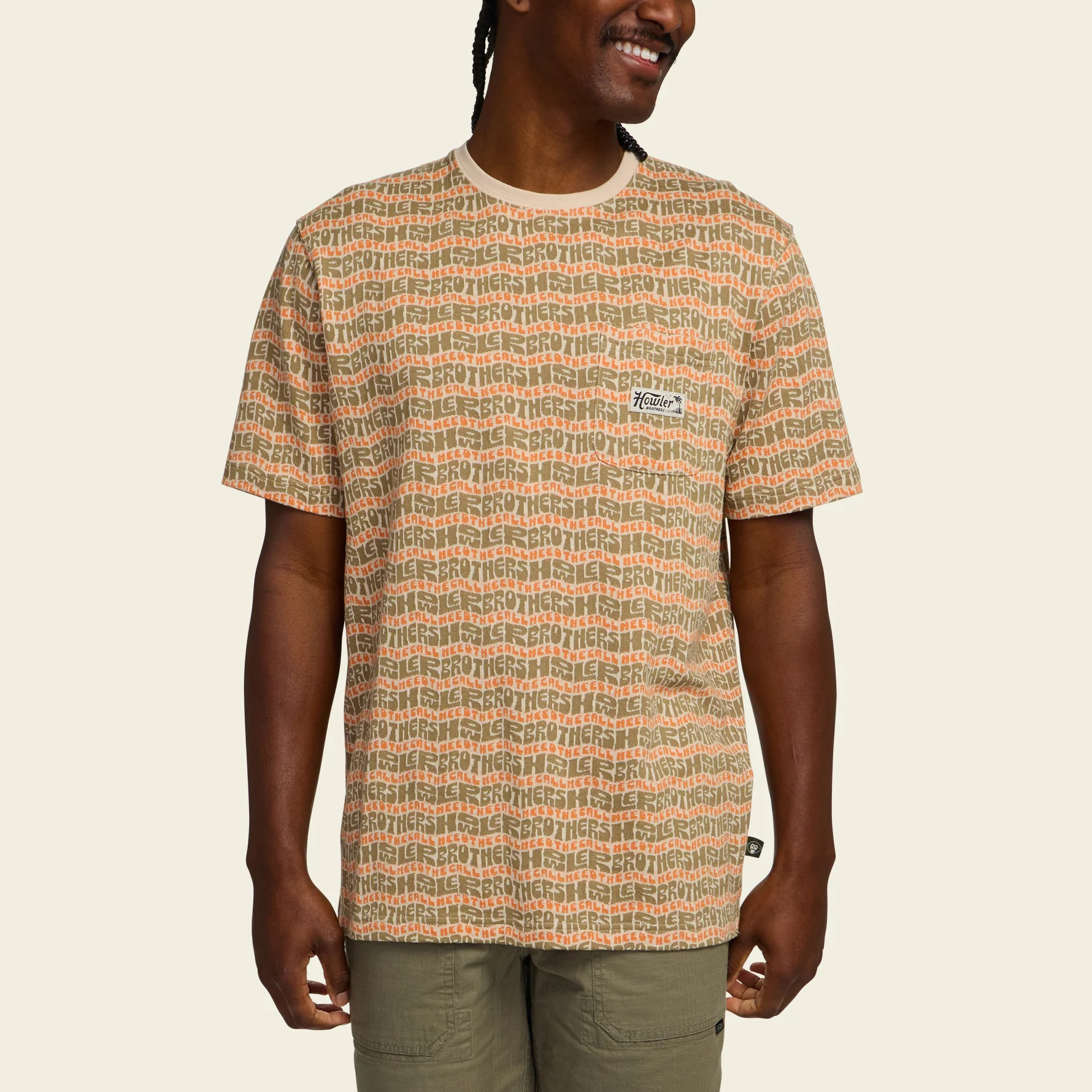 Jacquard T - HB Flow : Sand - Image 3