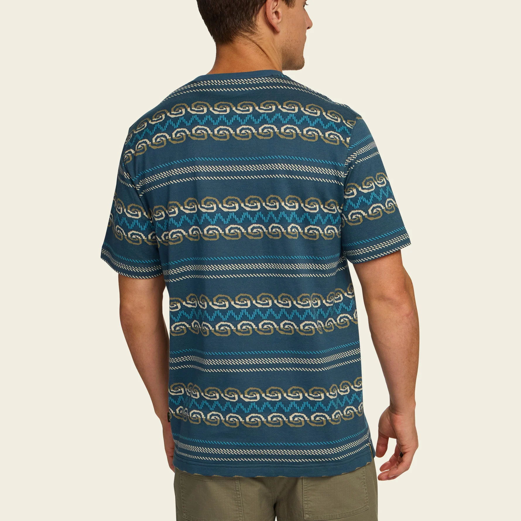Jacquard T - Zicatela : Petrol - Image 4