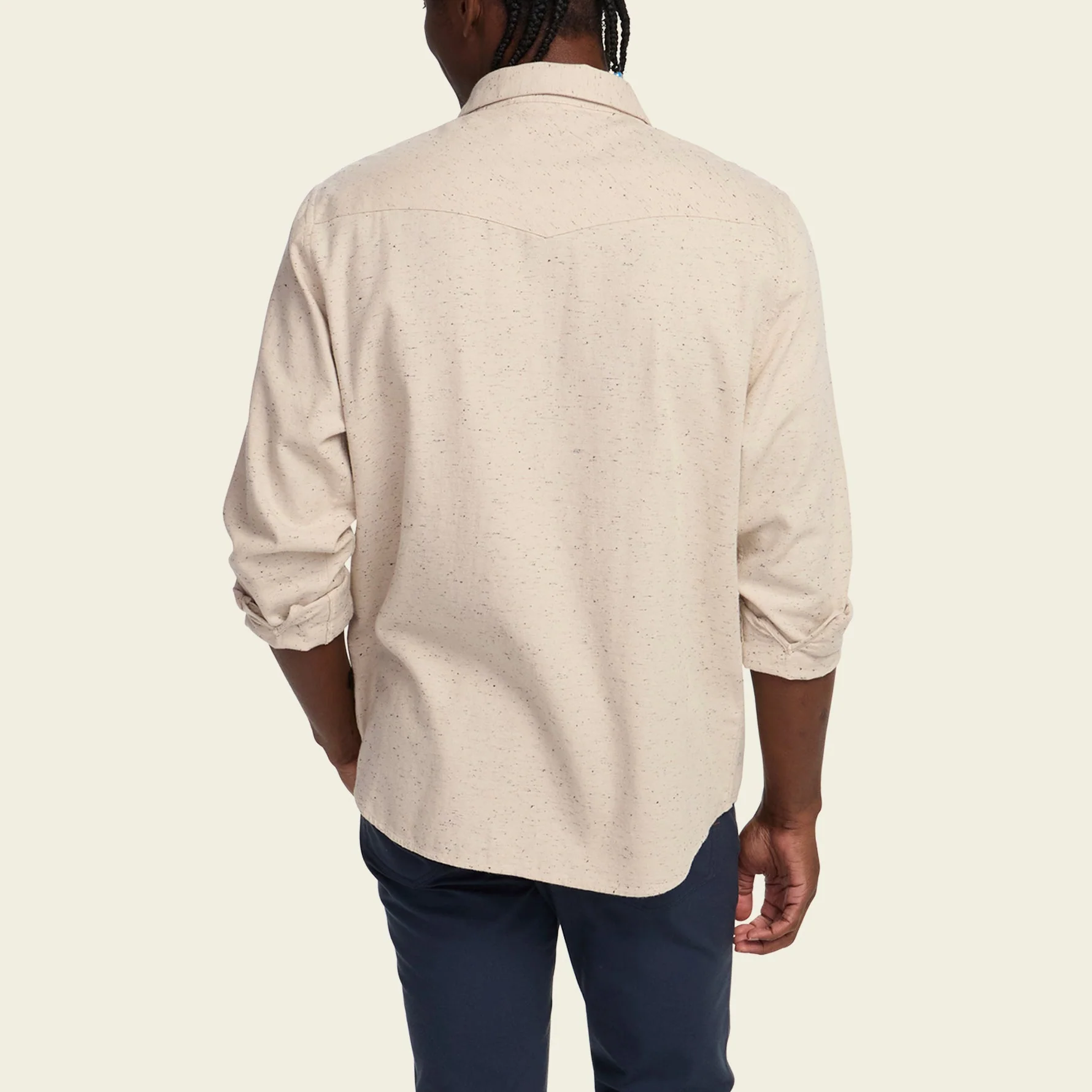 La Grange Lightweight Flannel - Speckled Sand - Image 5