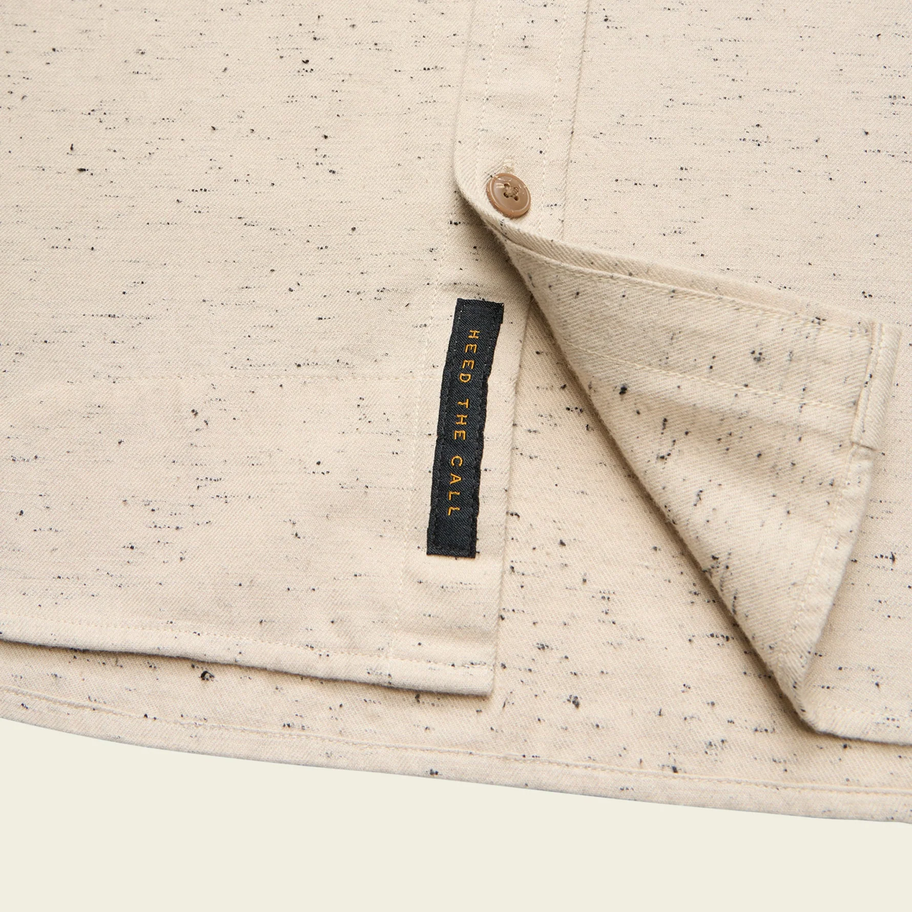La Grange Lightweight Flannel - Speckled Sand - Image 7
