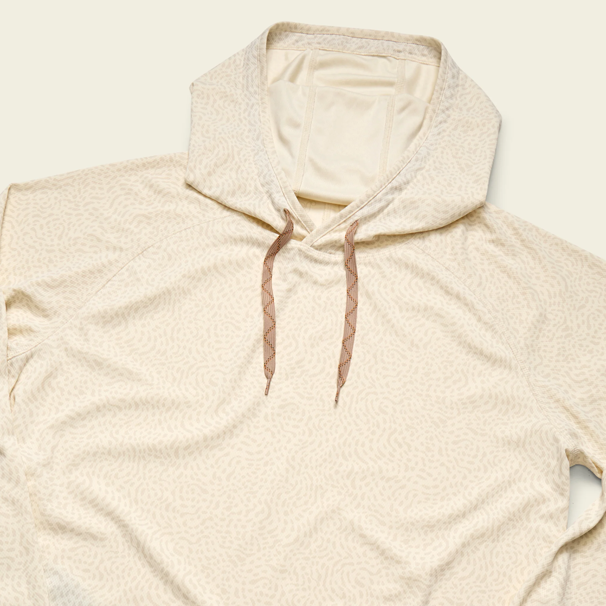 Loggerhead Hoodie - Pond Patterns : Bone - Image 3