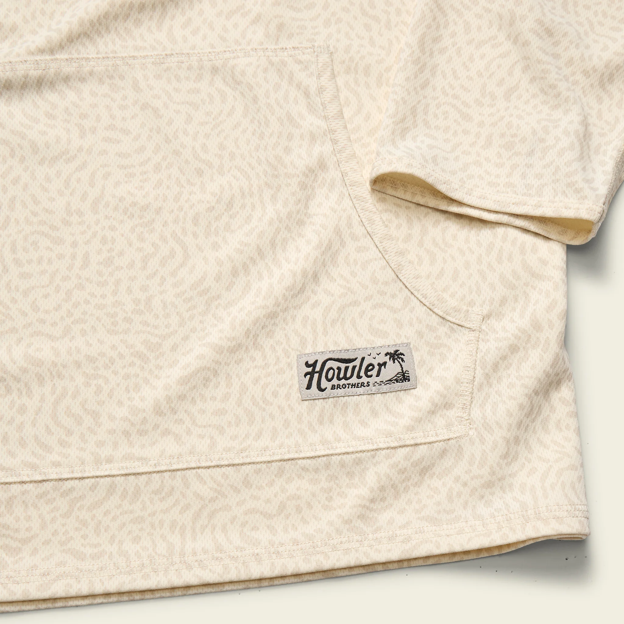 Loggerhead Hoodie - Pond Patterns : Bone - Image 5