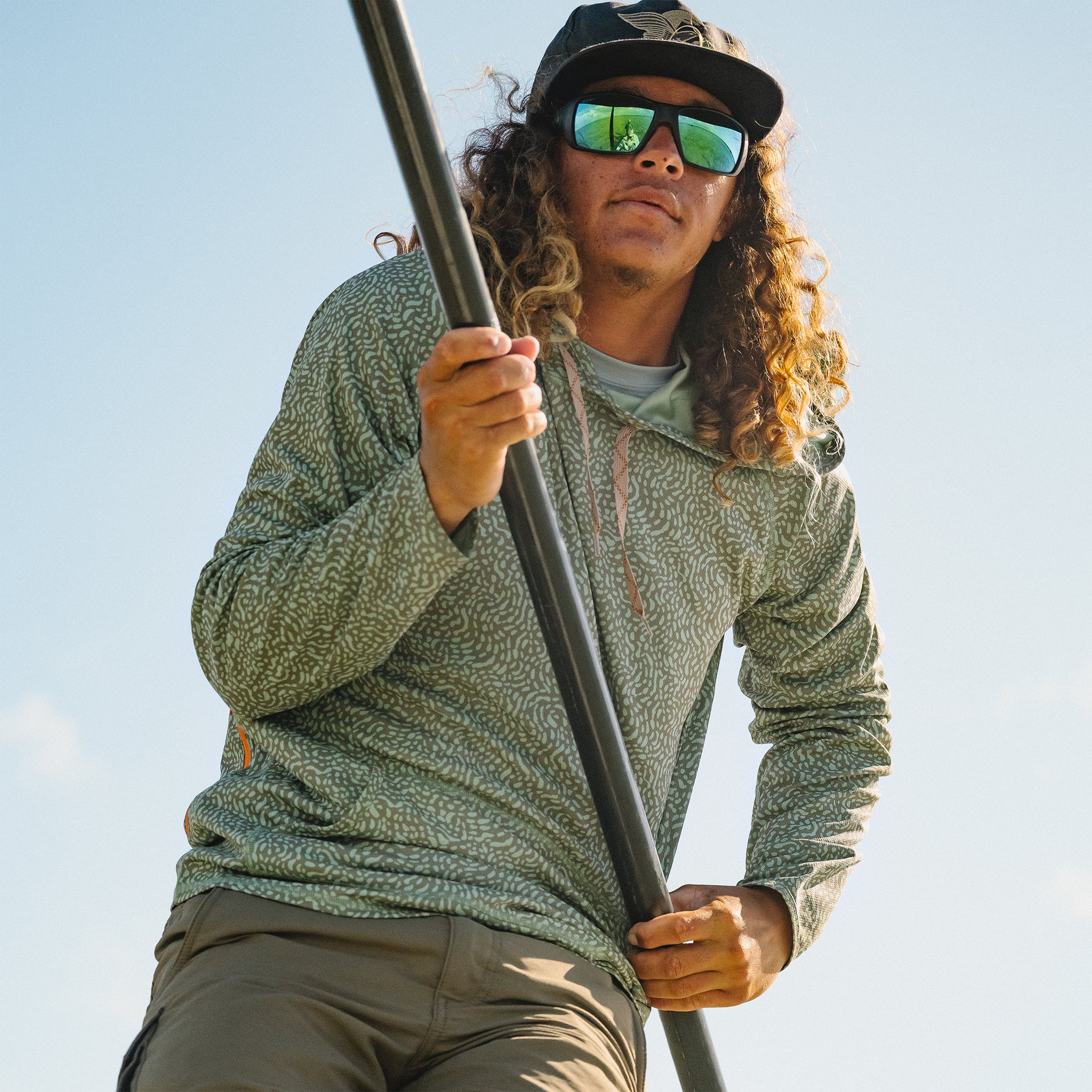Loggerhead Hoodie - Pond Patterns : Mermaid - Image 2