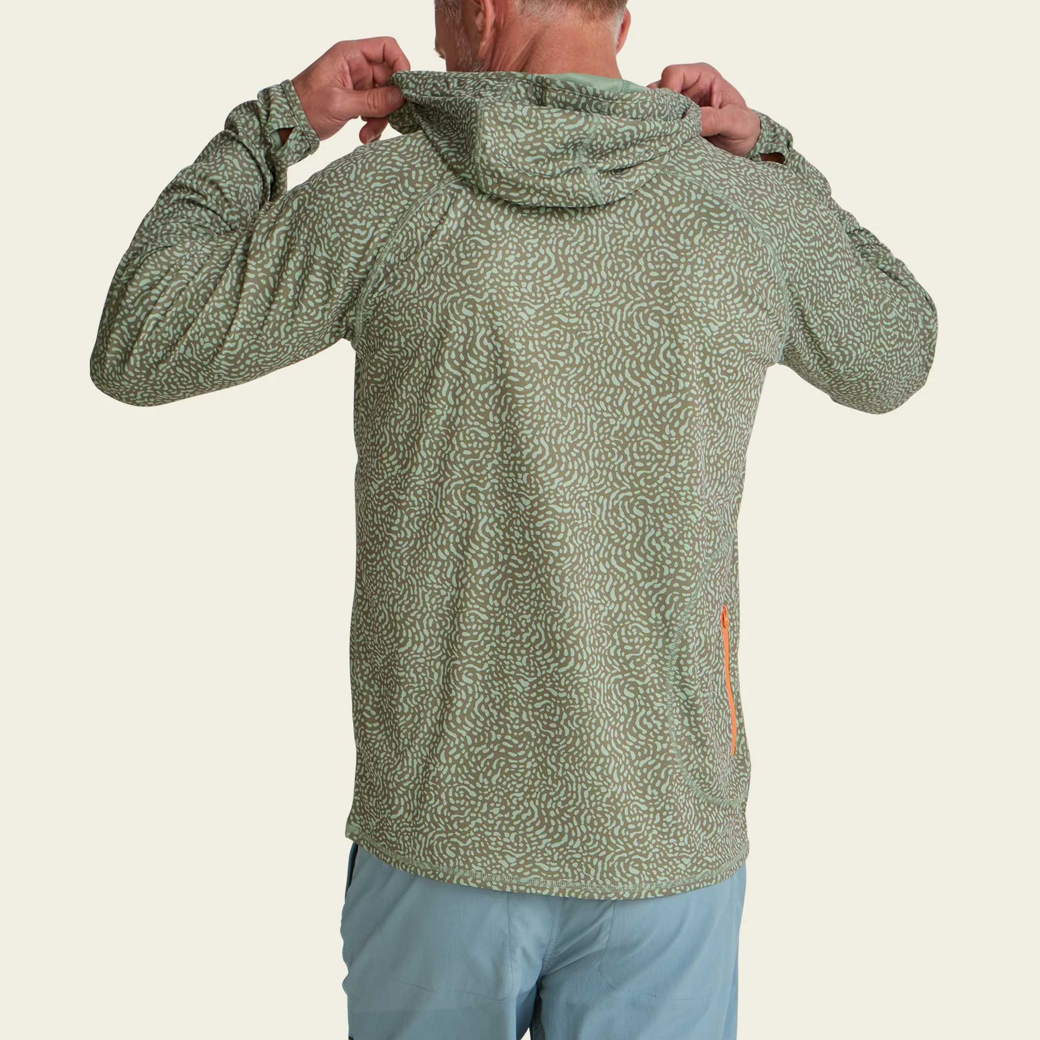 Loggerhead Hoodie - Pond Patterns : Mermaid - Image 6