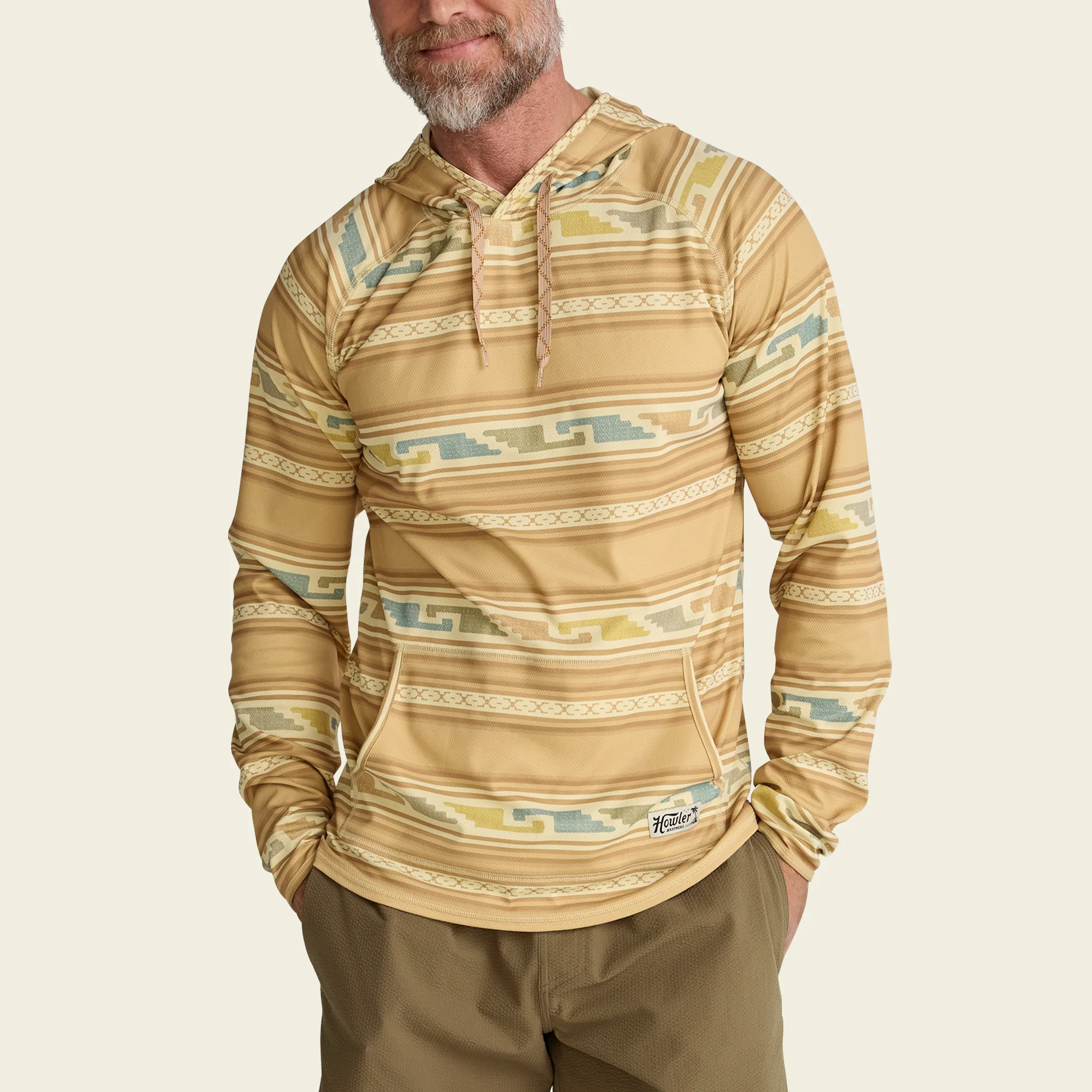 Loggerhead Hoodie - Temple Tracks : Camel - Image 4