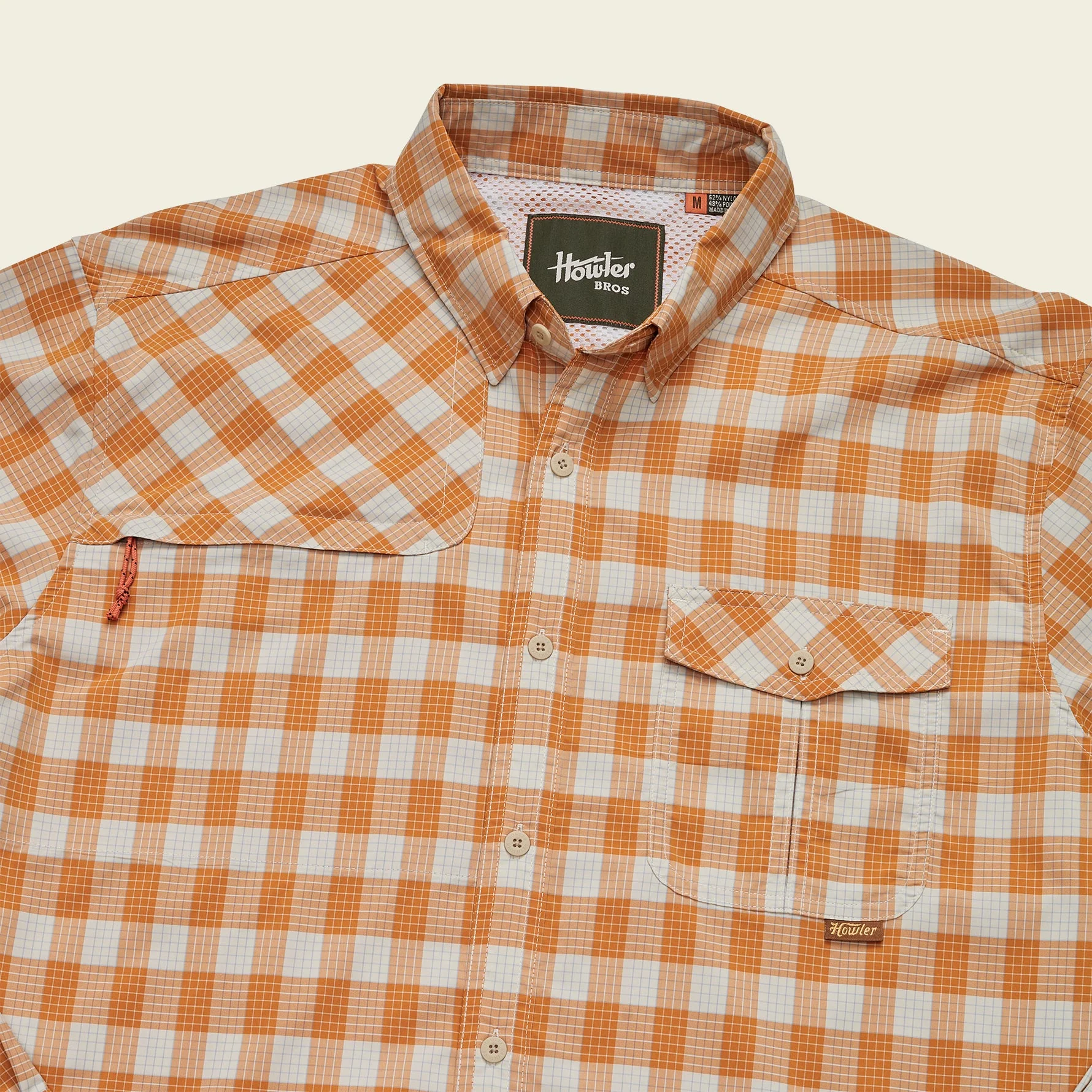 Matagorda Longsleeve Shirt - Landon Plaid : Pumpkin - Image 6