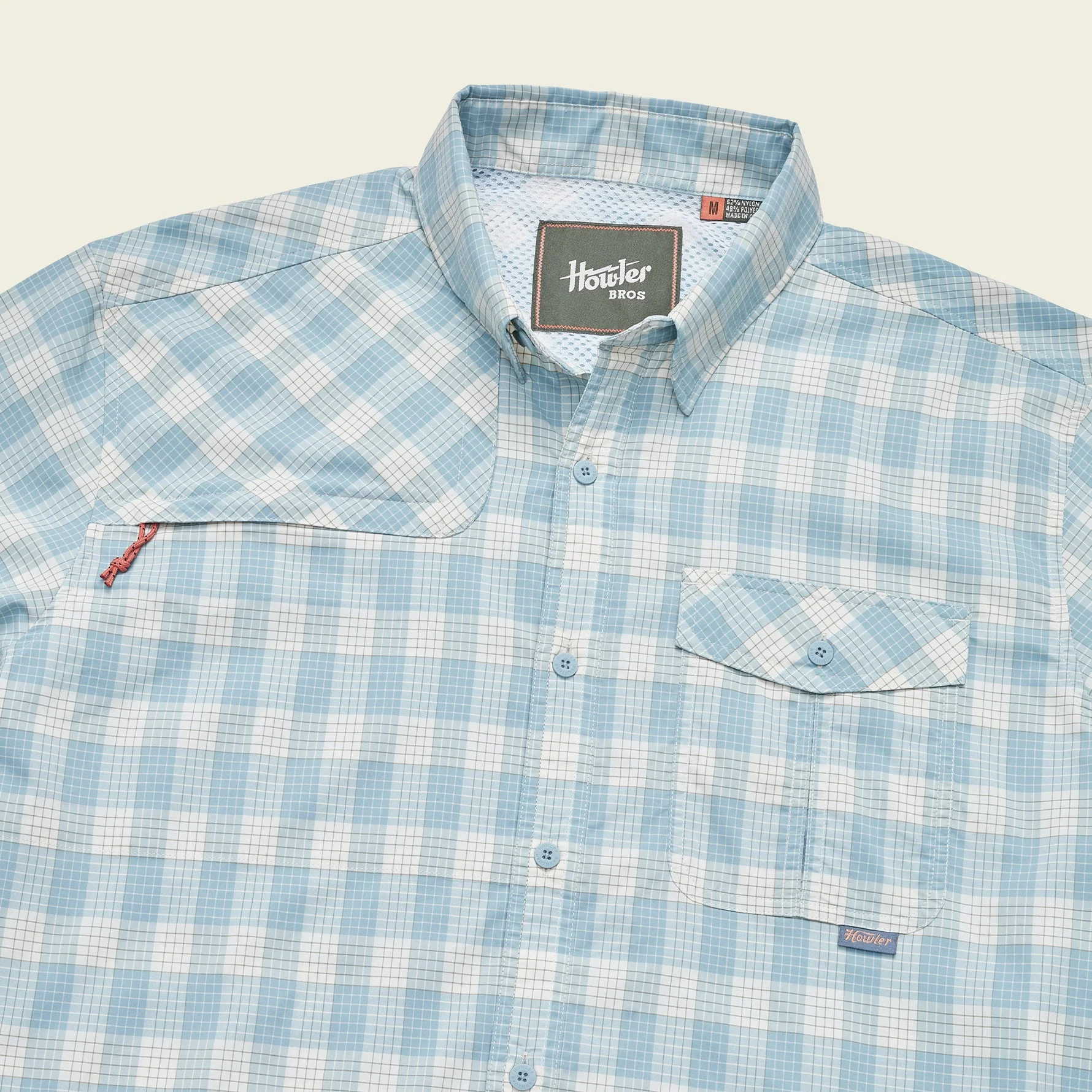 Matagorda Longsleeve Shirt - Landon Plaid : Summer Sky - Image 6