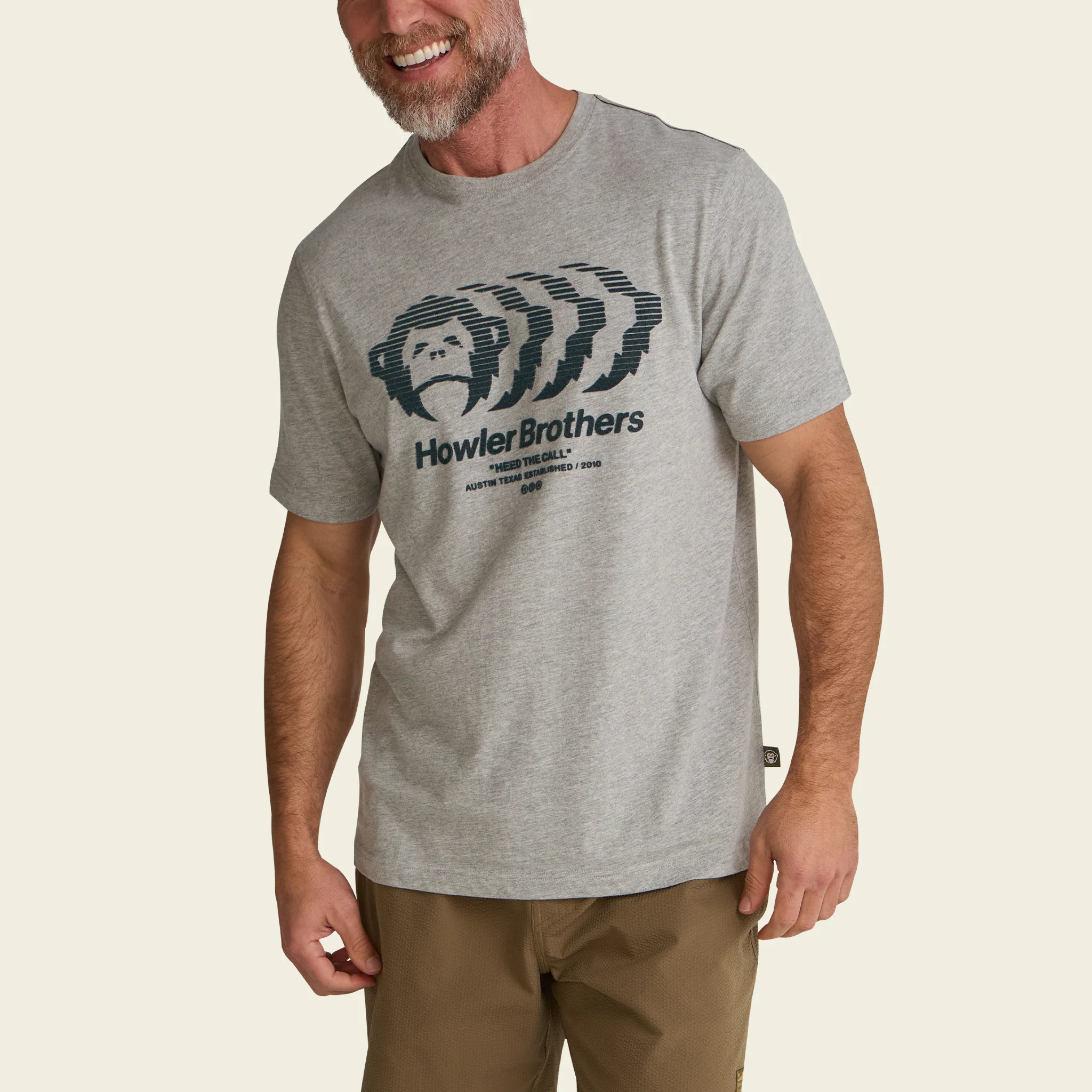 Mono Mirage T-Shirt - Light Grey Heather - Image 4