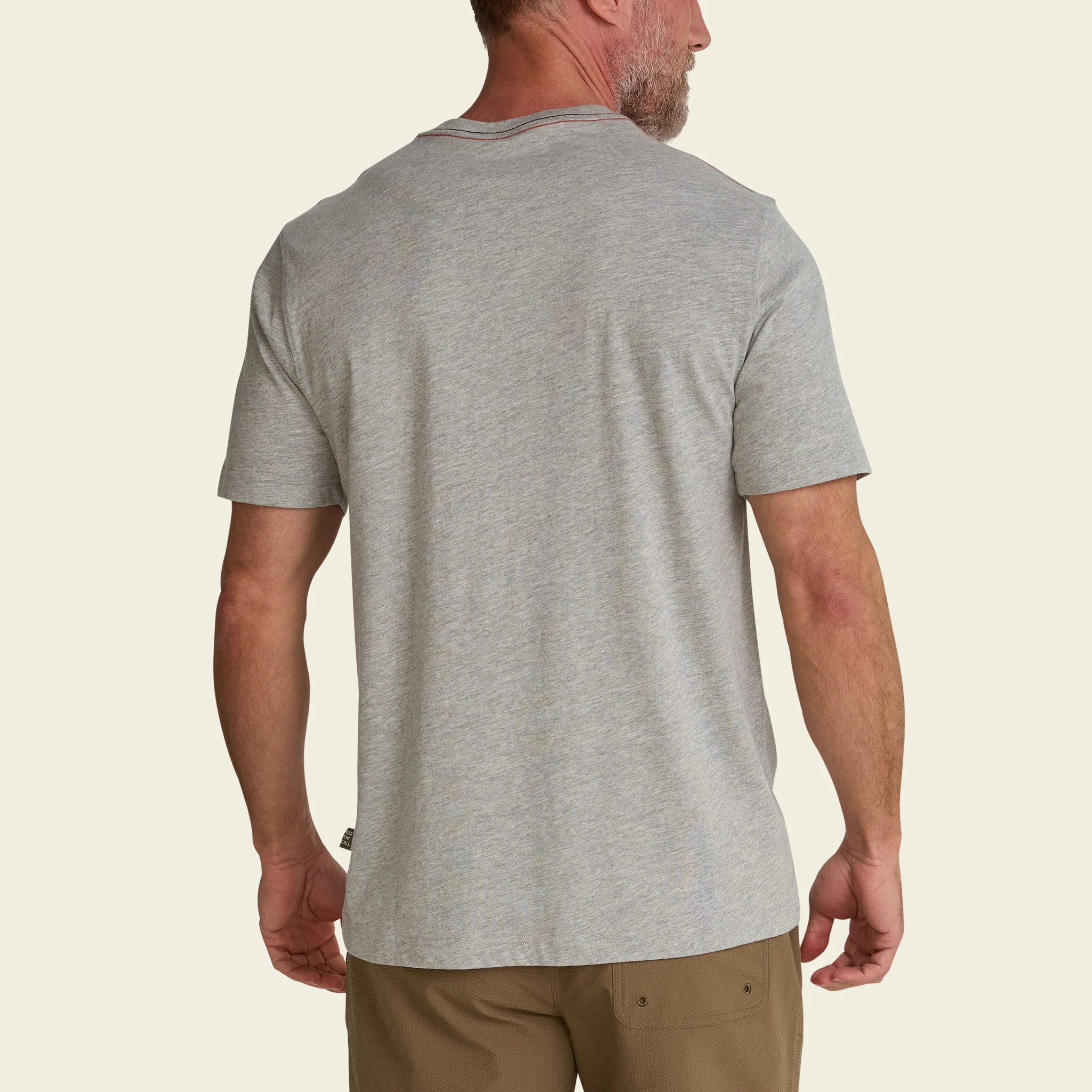 Mono Mirage T-Shirt - Light Grey Heather - Image 5