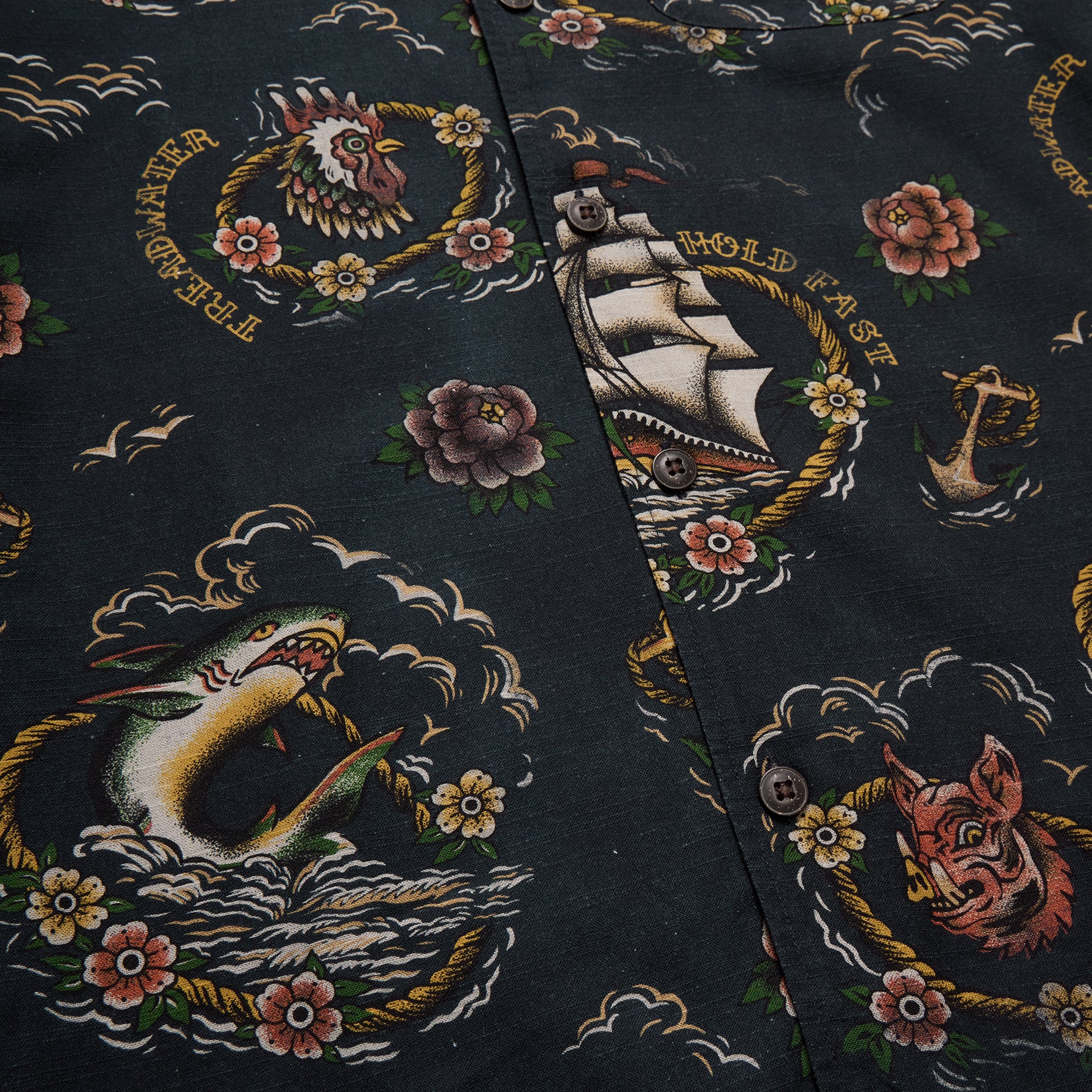 HFTTMM Monoloha Shirt - Sea Spell : Deep Ocean - Image 4