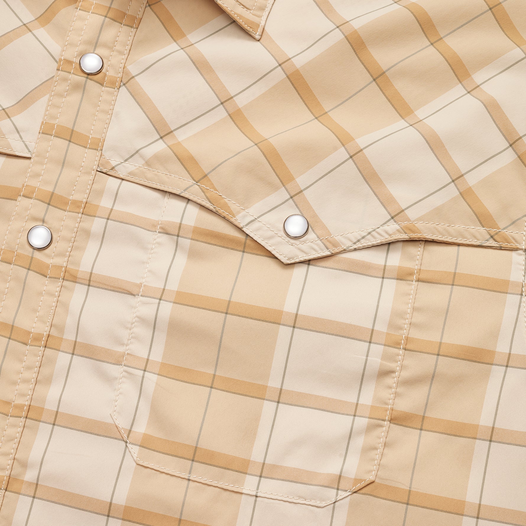 Open Country Tech Shirt - Braden Plaid : Brown Rice - Image 3