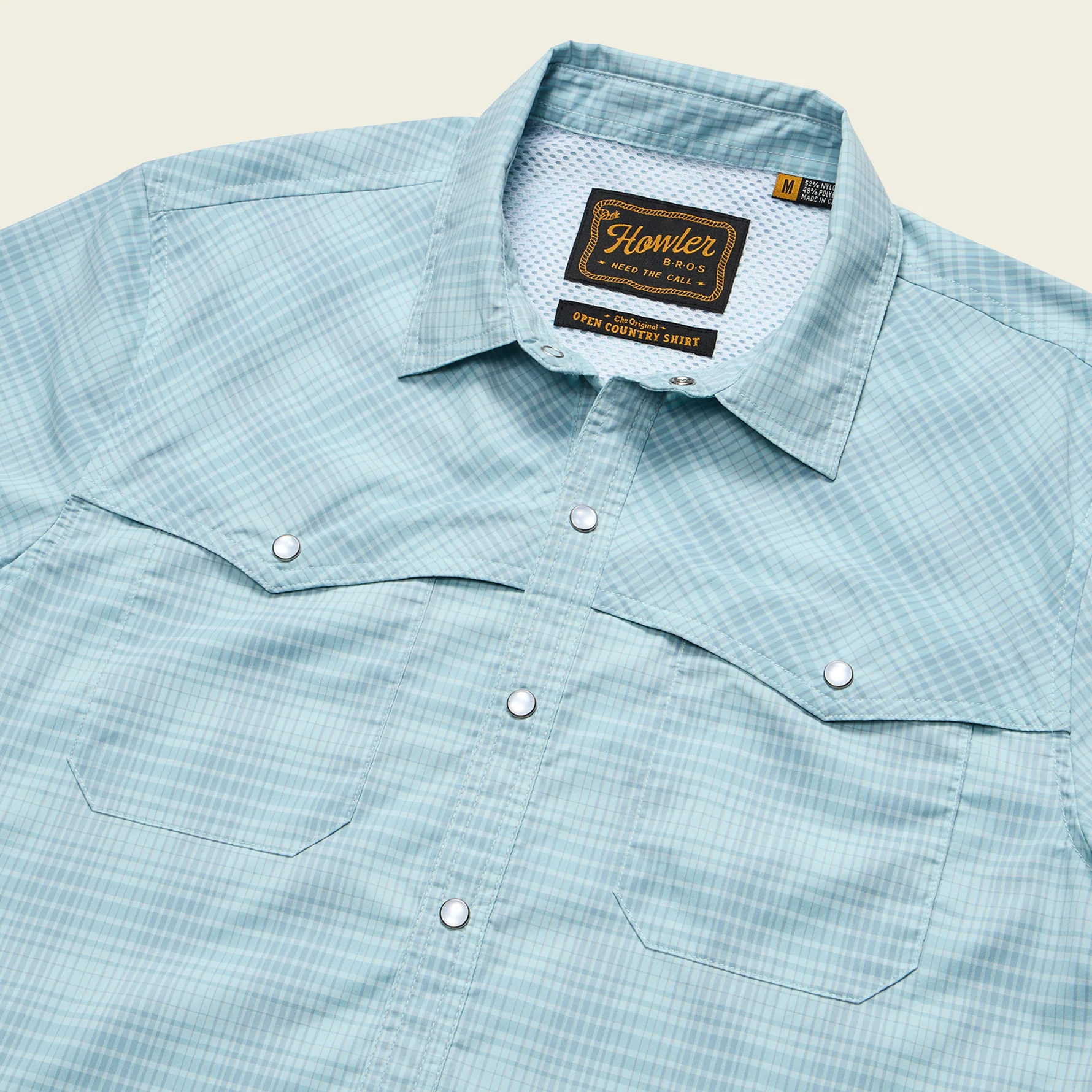 Open Country Tech Shirt - Coopers Plaid : Sterling Blue - Image 3