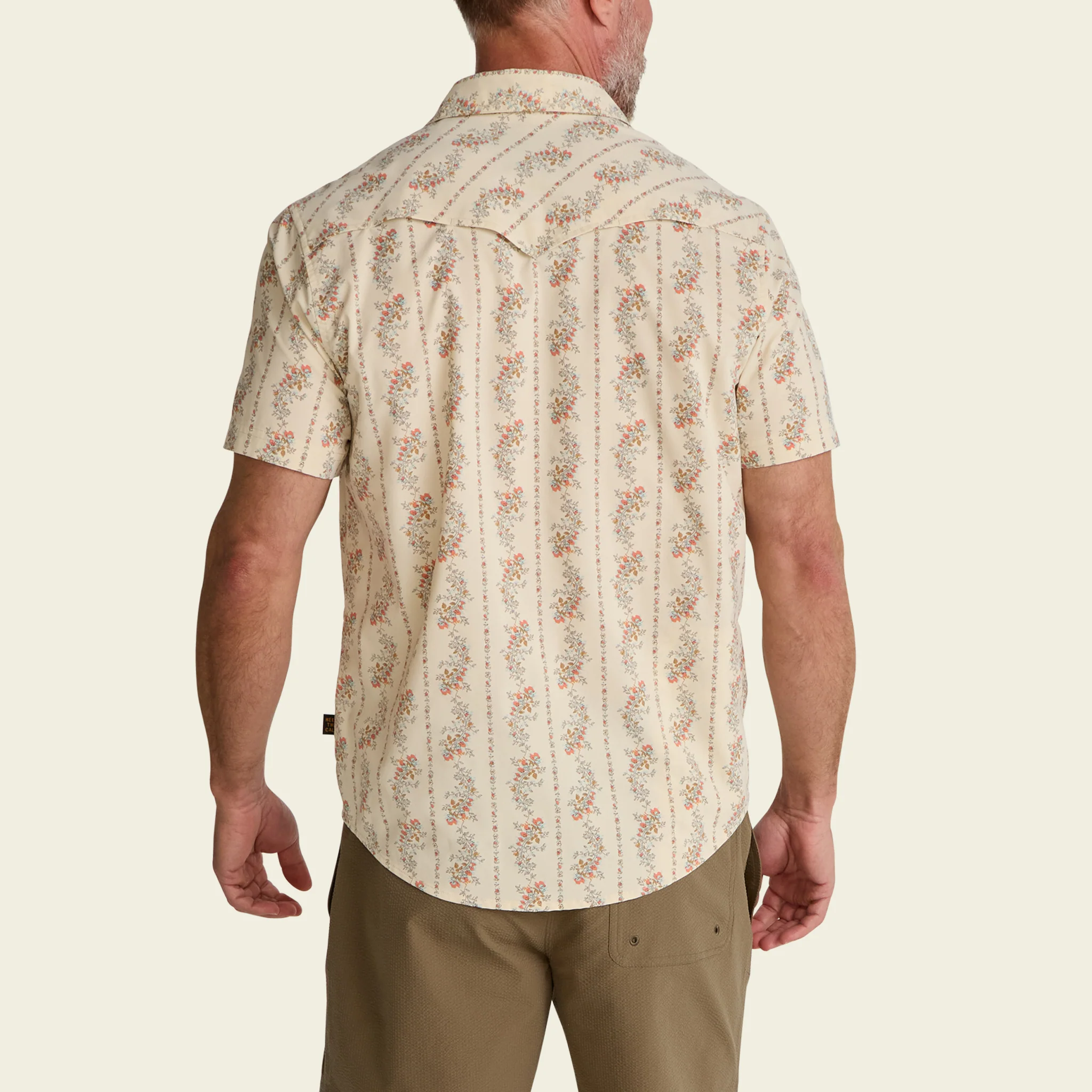Open Country Tech Shirt - Grampa's Curtains : Natural - Image 6