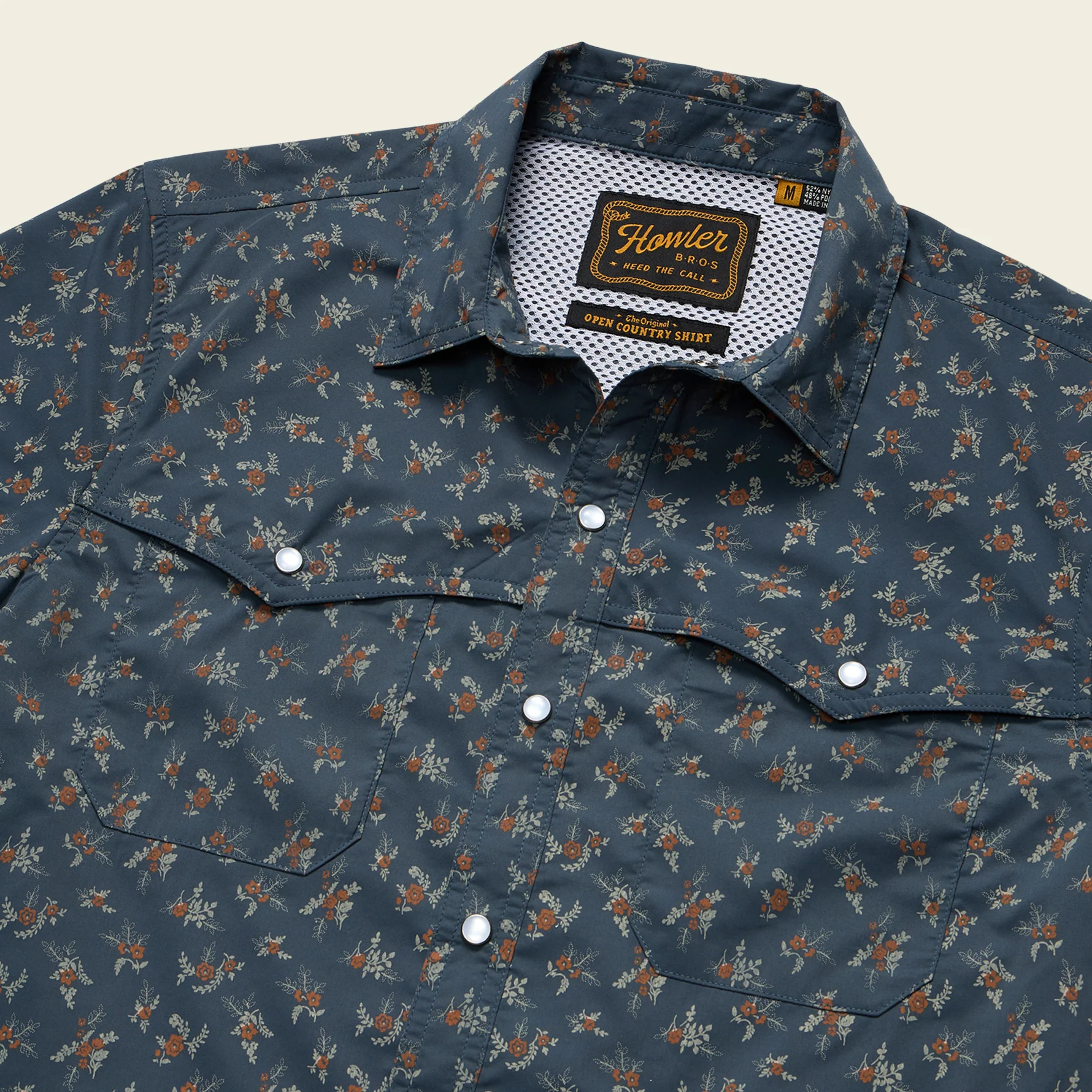 Open Country Tech Shirt - Rancher Floral : Dark Slate - Image 3