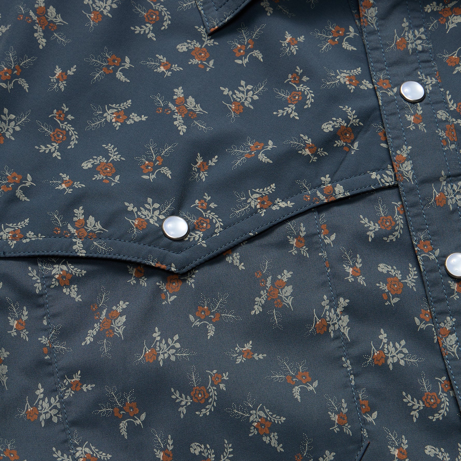 Open Country Tech Shirt - Rancher Floral : Dark Slate - Image 6