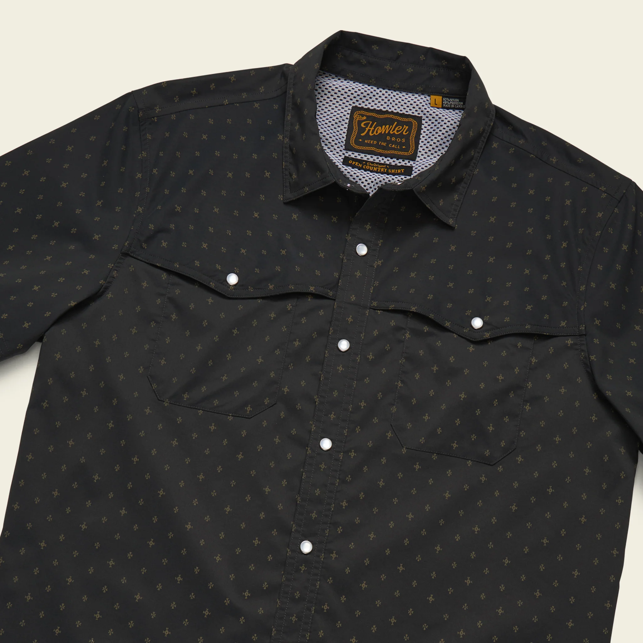 Open Country Tech Shirt - Supernovas : Antique Black - Image 3