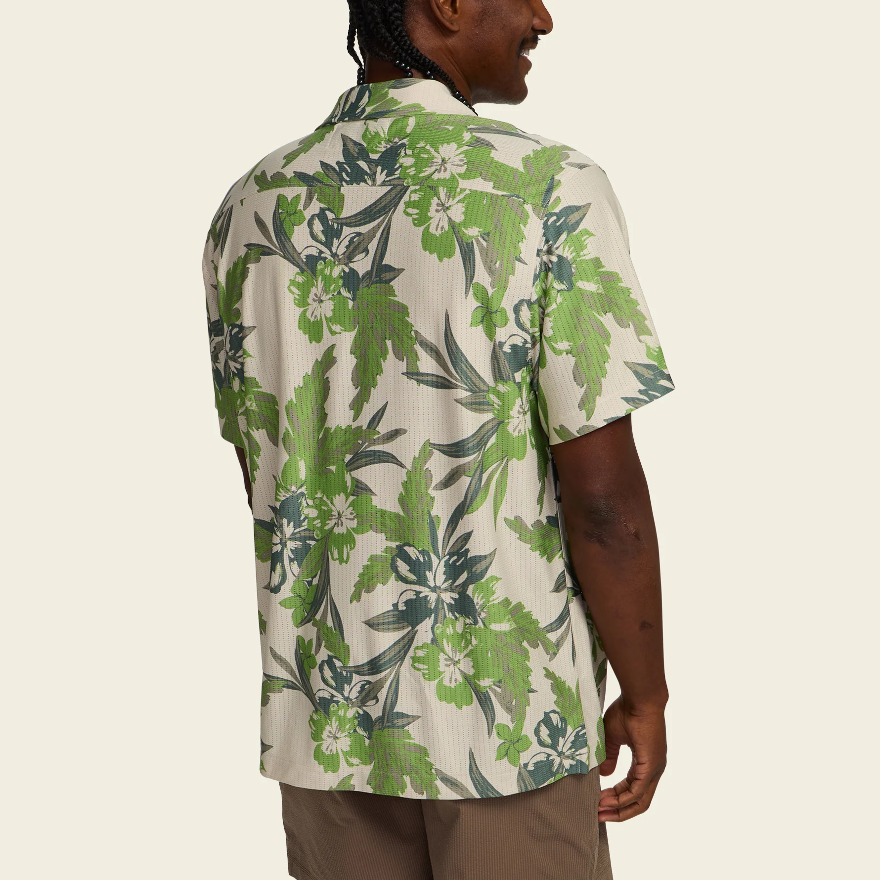 Palapa Tech Shirt - Flagler Floral : Off White - Image 5