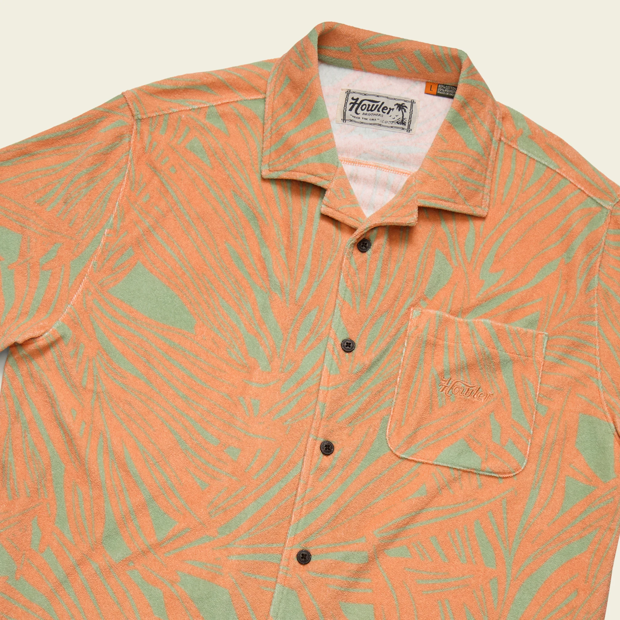 Palapa Terry Shirt - Full Frondal : Dreamsicle - Image 3