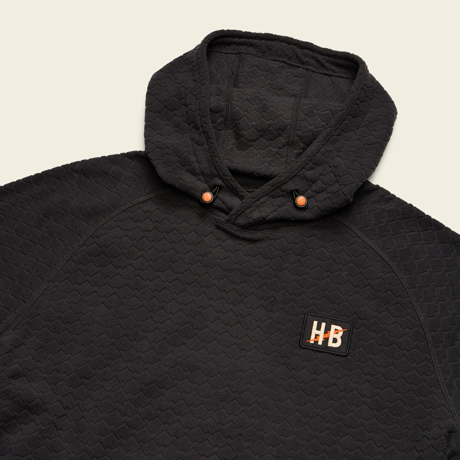 Palo Duro Fleece Hoodie - Mountain Grid : Antique Black - Image 3
