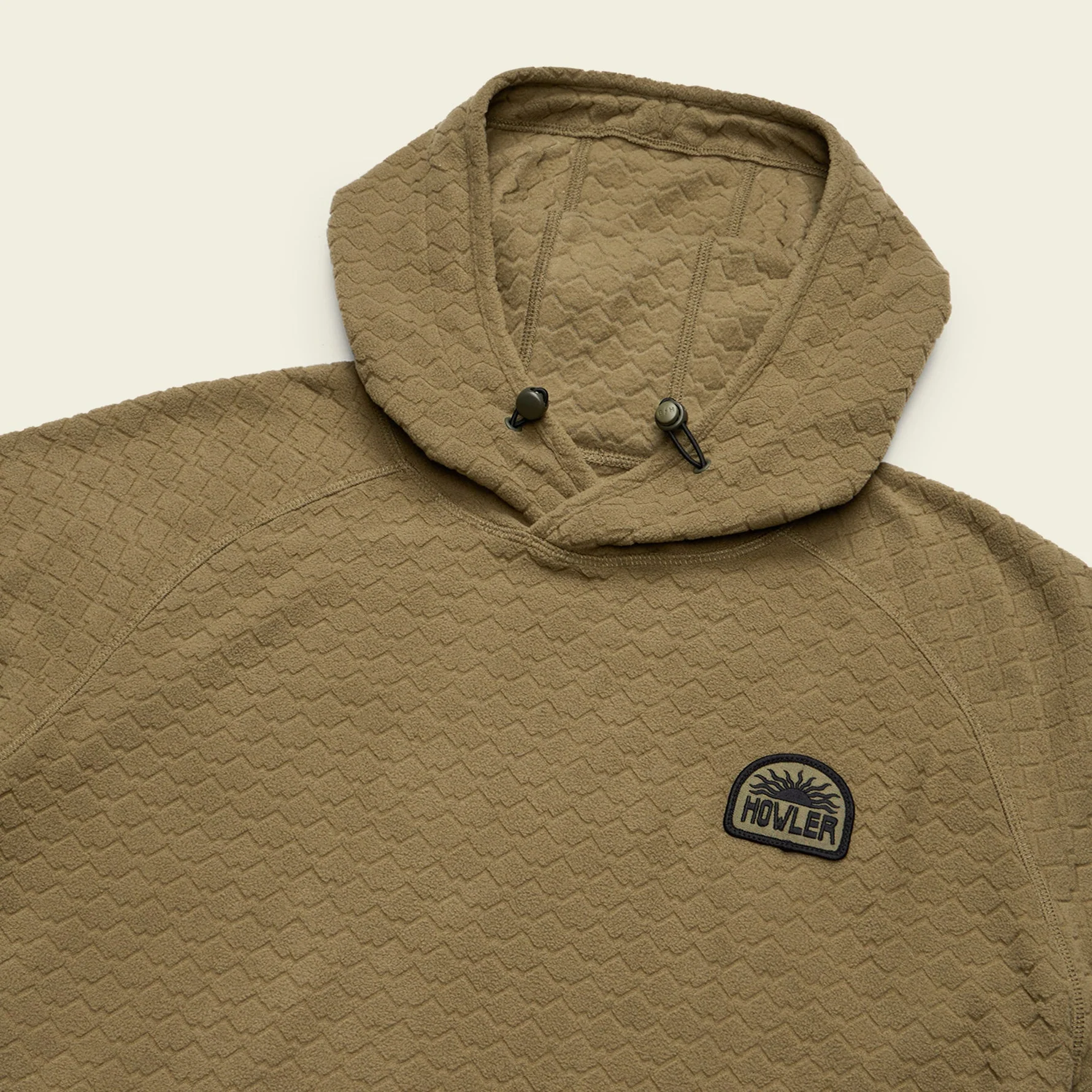 Palo Duro Fleece Hoodie - Mountain Grid : Fatigue - Image 3