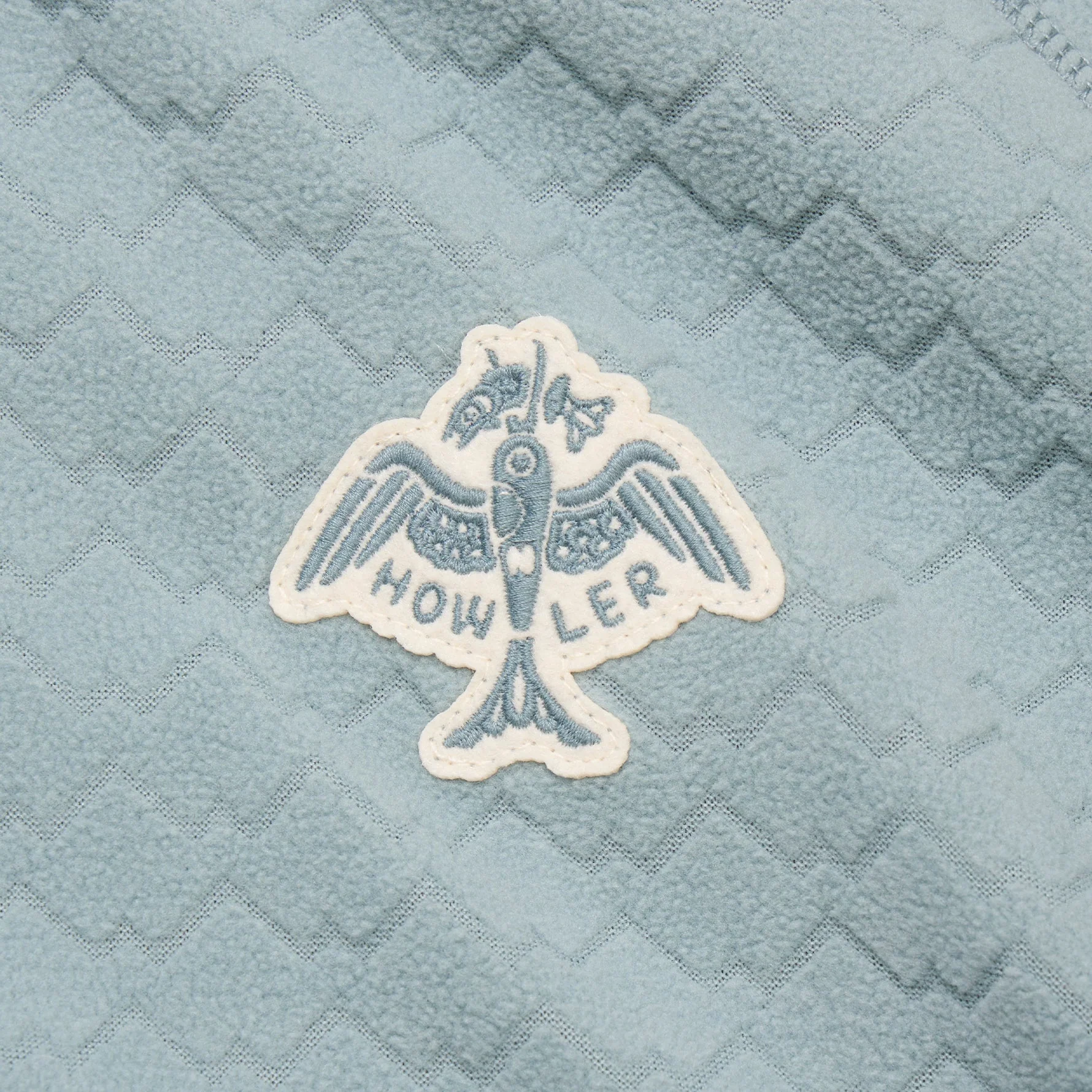 Palo Duro Fleece Hoodie - Mountain Grid : Iron Blue - Image 6