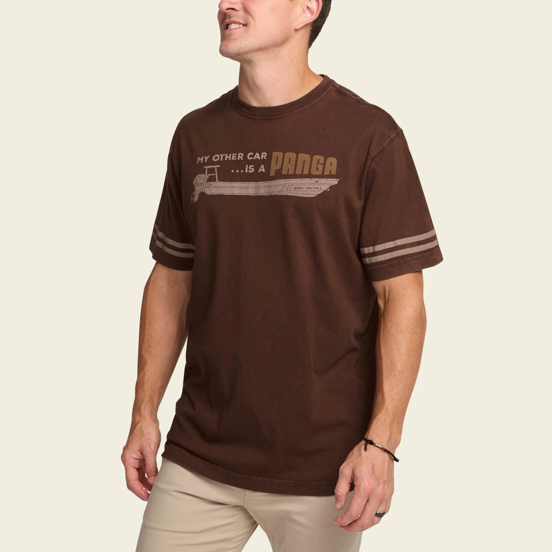 Panga Cotton T-Shirt - Mahogany - Image 3