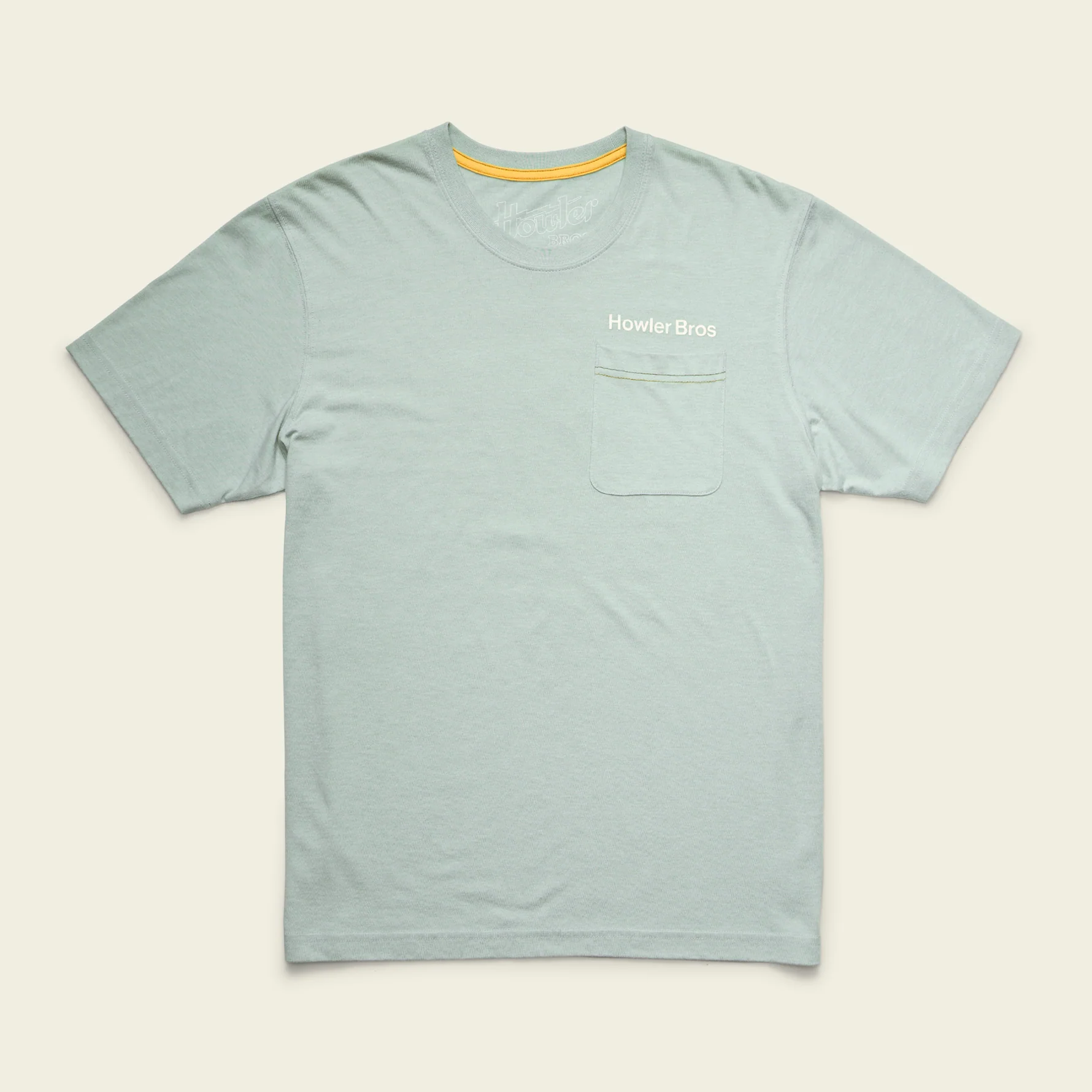 Pelican Postage Pocket T-Shirt - Puritan Grey - Image 3