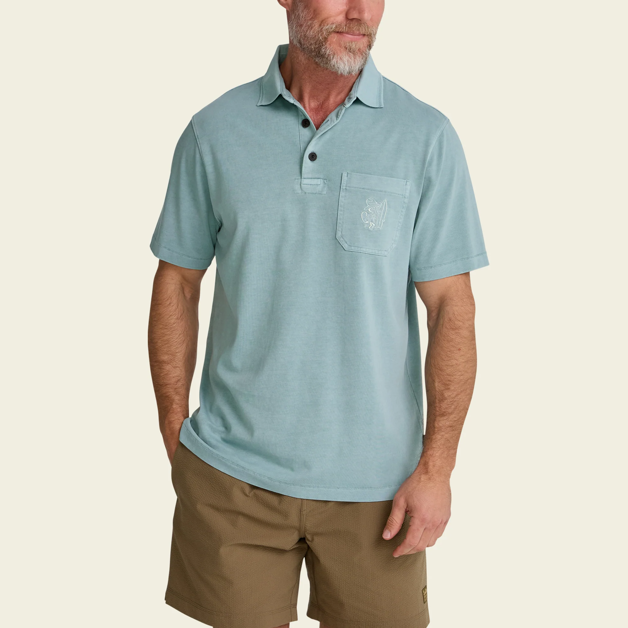 Pilgrimage Polo - Riviera Blue - Image 4